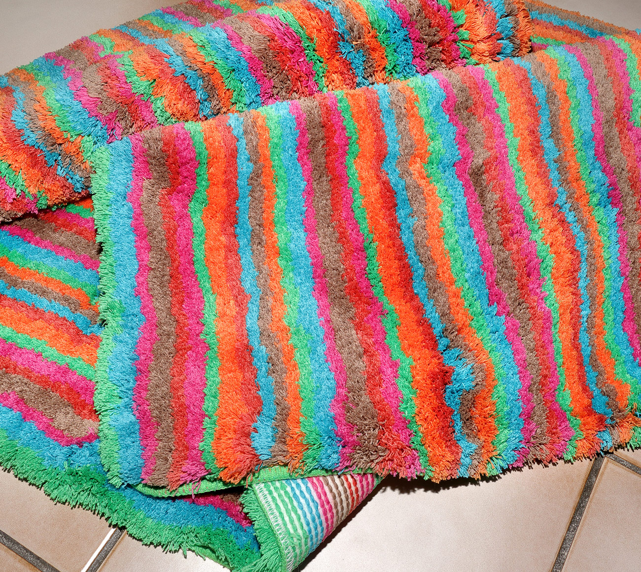 Thomas Edition Badteppich Multikulti MT-2732-02 | Pink