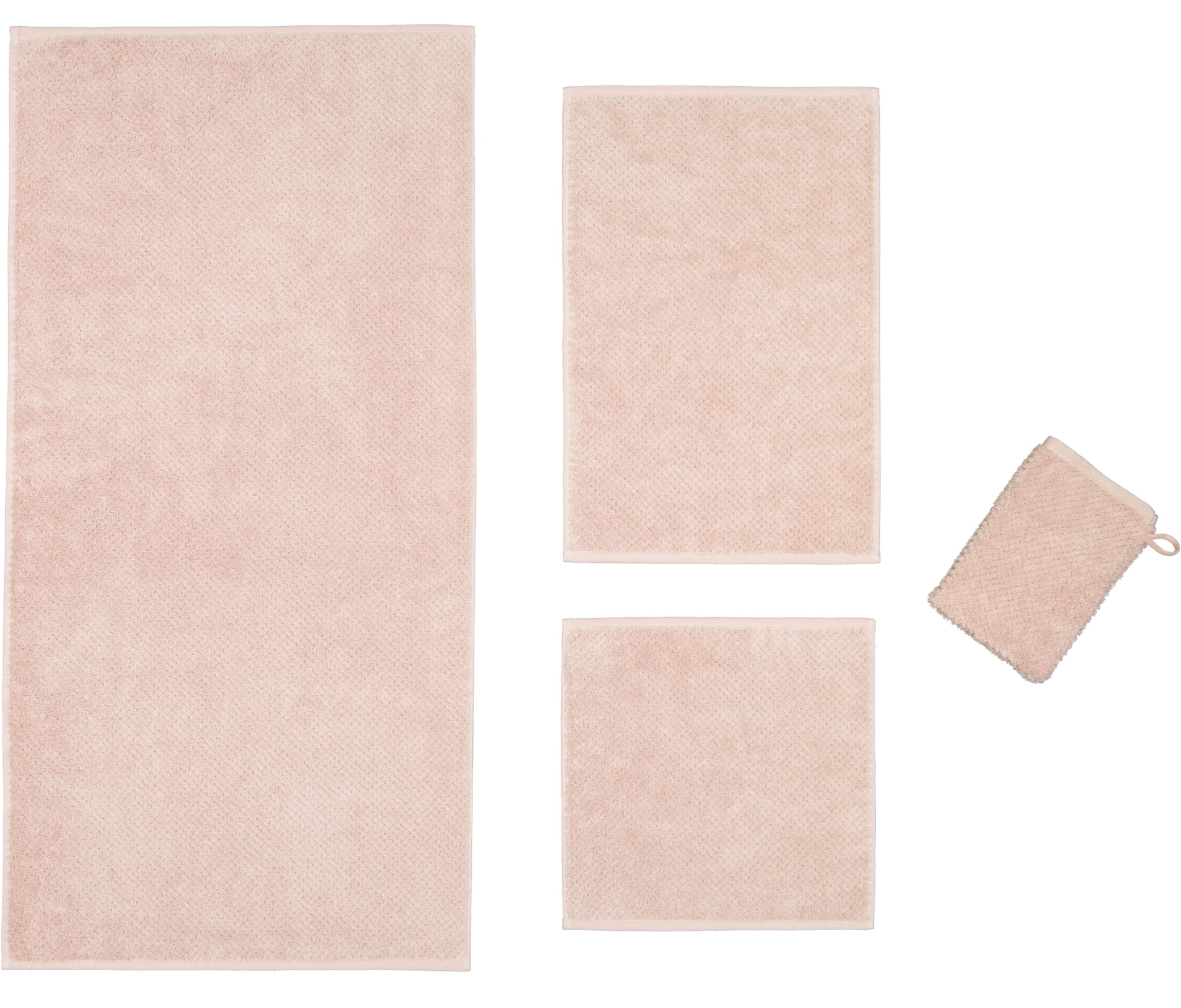 Cawö Handtuch  Pure 6500 | 383 Puder