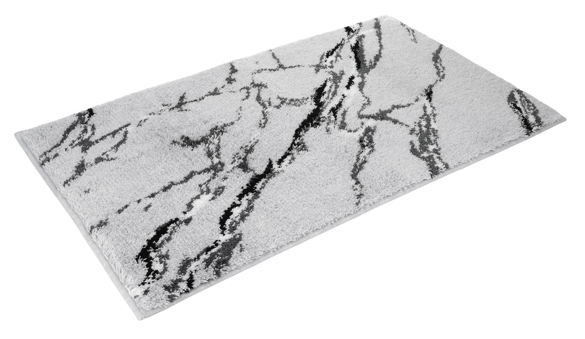Vossen Badteppich Marble | 0006 light grey 60x100