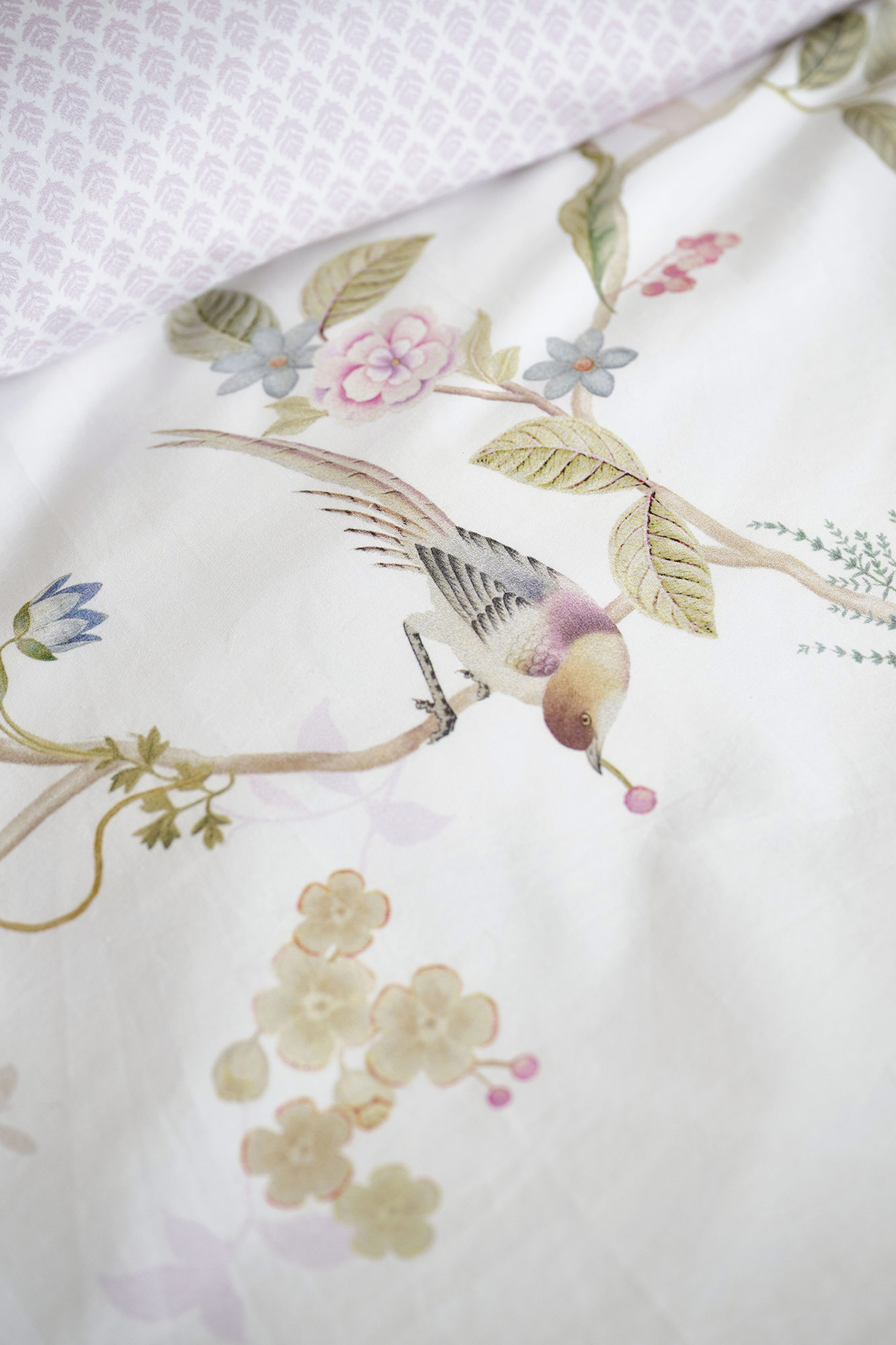 Pip Studio Perkalbettwäsche Bustani | White