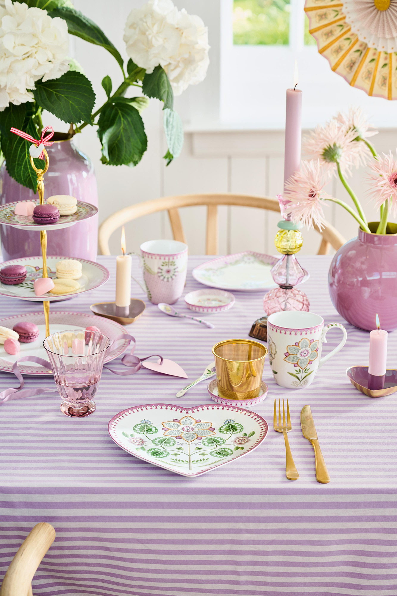 Pip Studio Metall Vase  | Pink