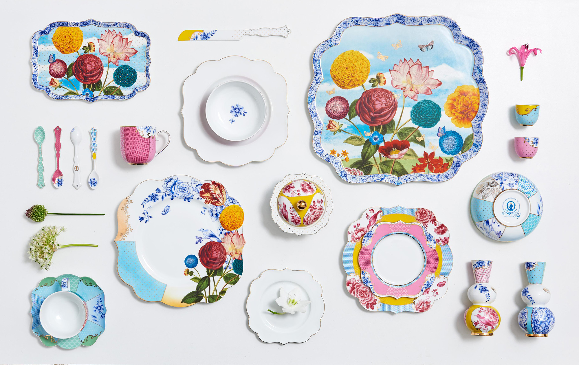 Pip Studio 2er Set Tassen klein Royal | Pink