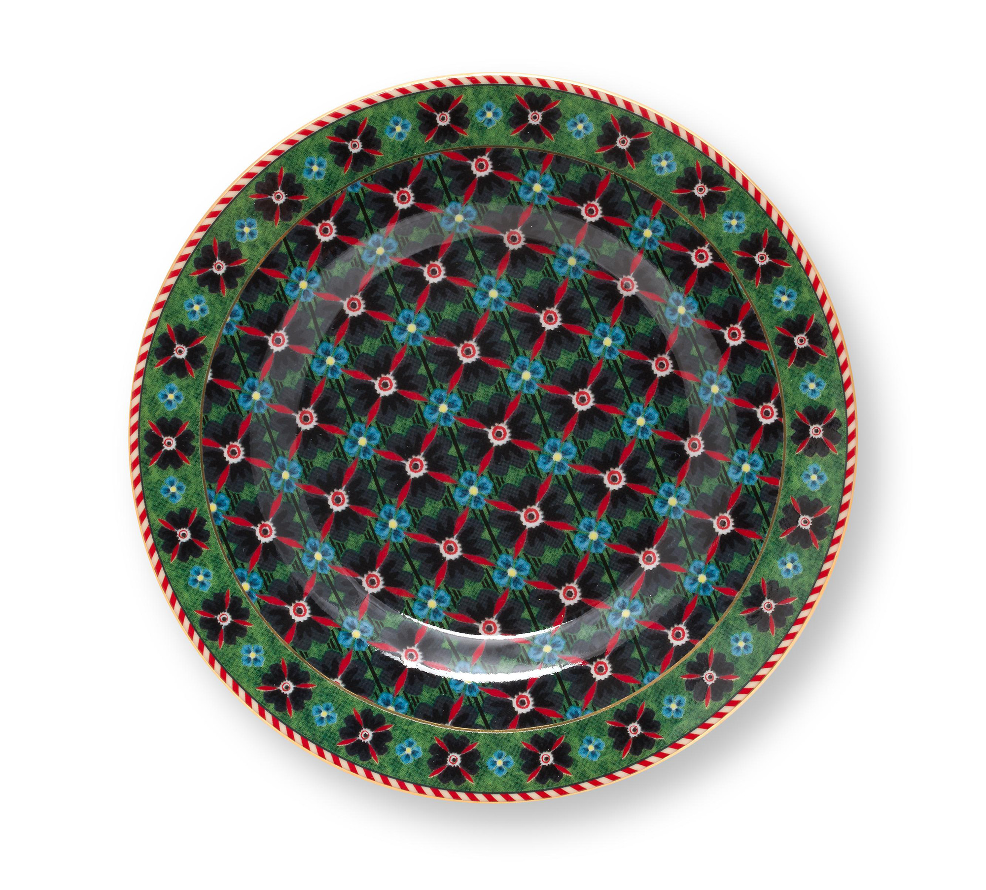 Pip Studio Untertasse Berry Blues | grün