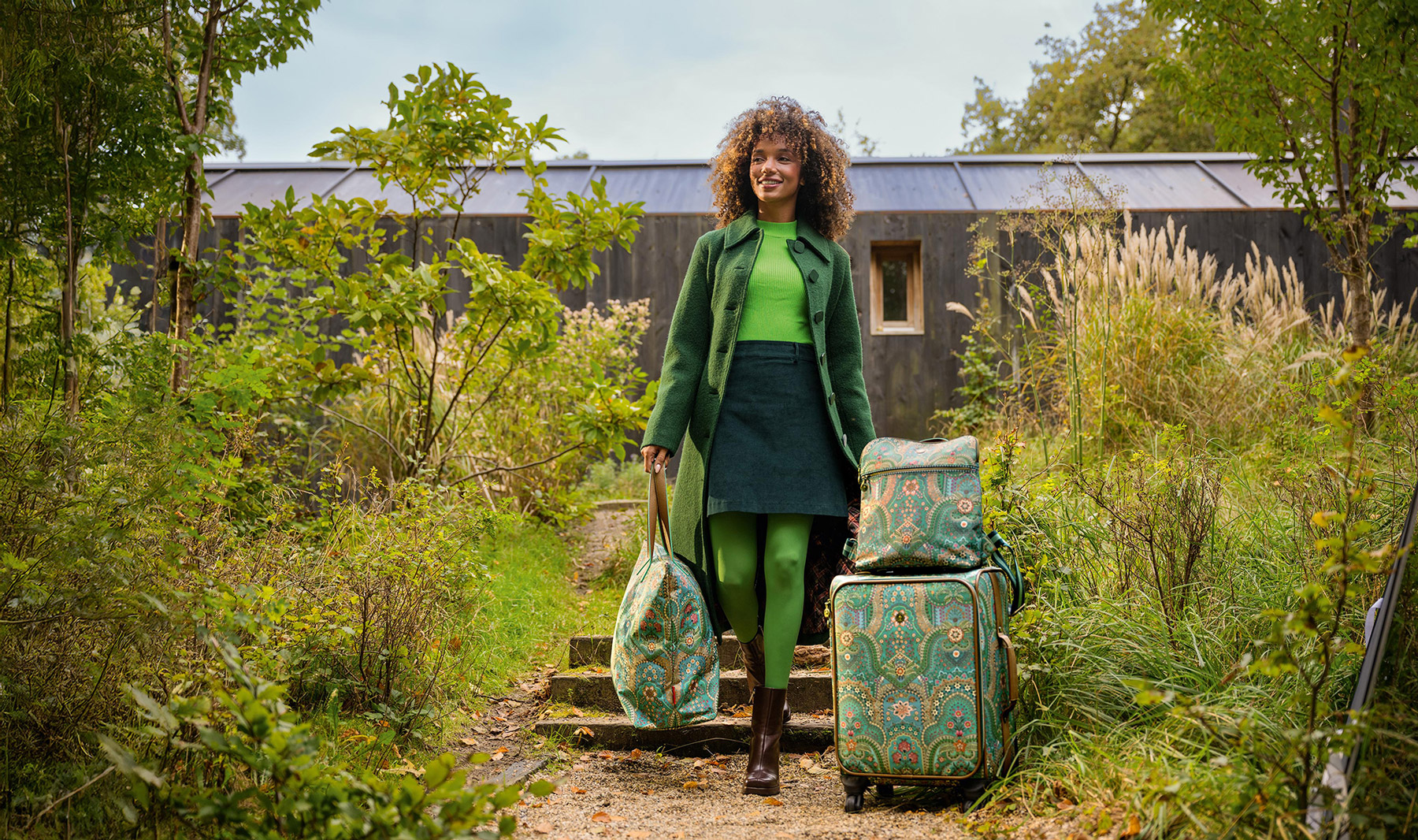 Pip Studio Wochenend-Reisetasche Jabali | grün