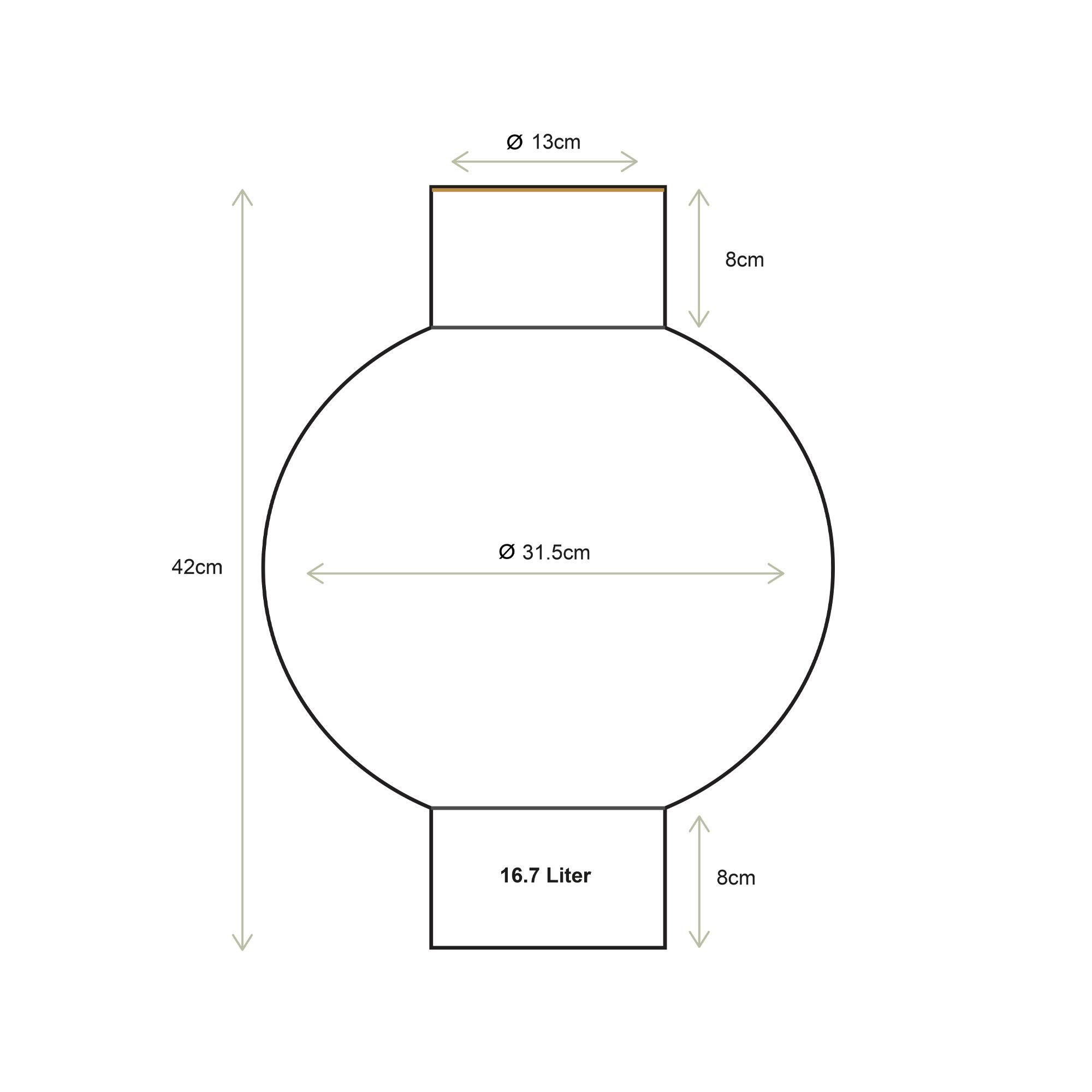 Pip Studio Vase groß Home Accessories | Hellgrün