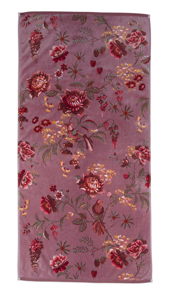 Pip Studio Duschtuch Secret Garden | Mauve