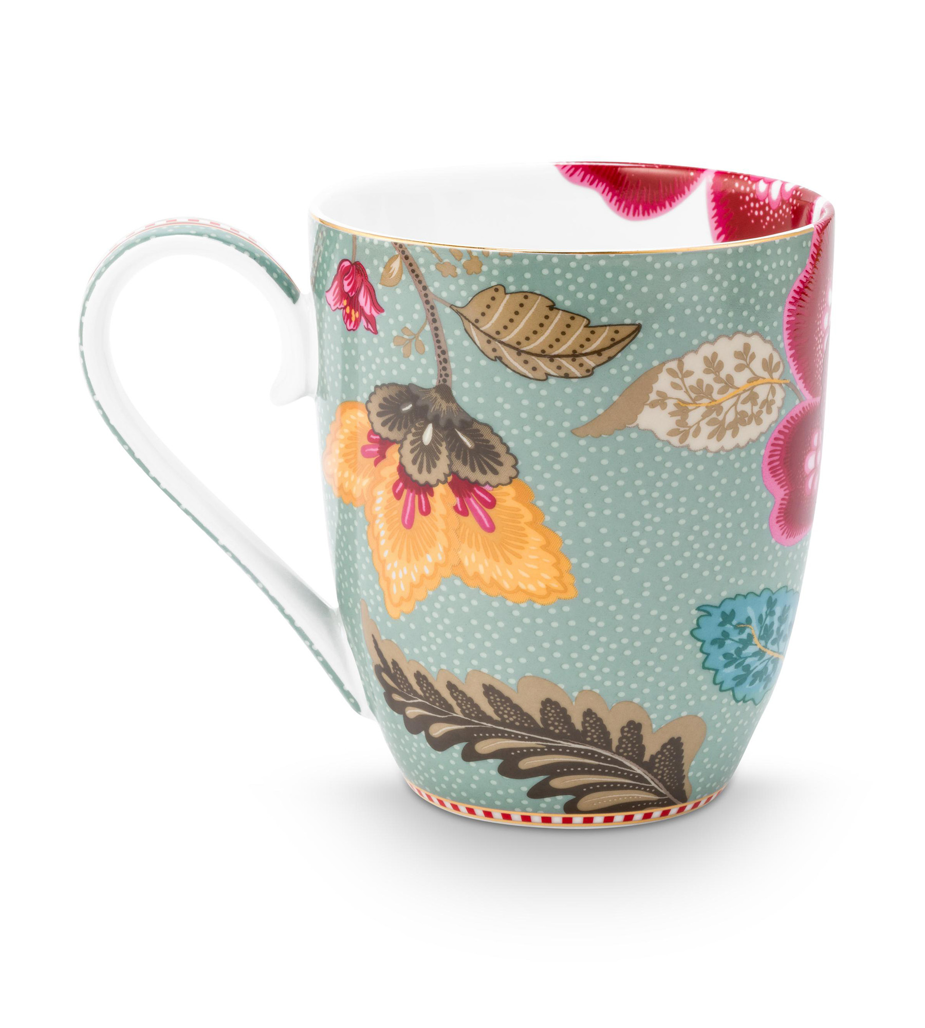 Pip Studio 2er Set Tassen XL Blooming Tales | Blue