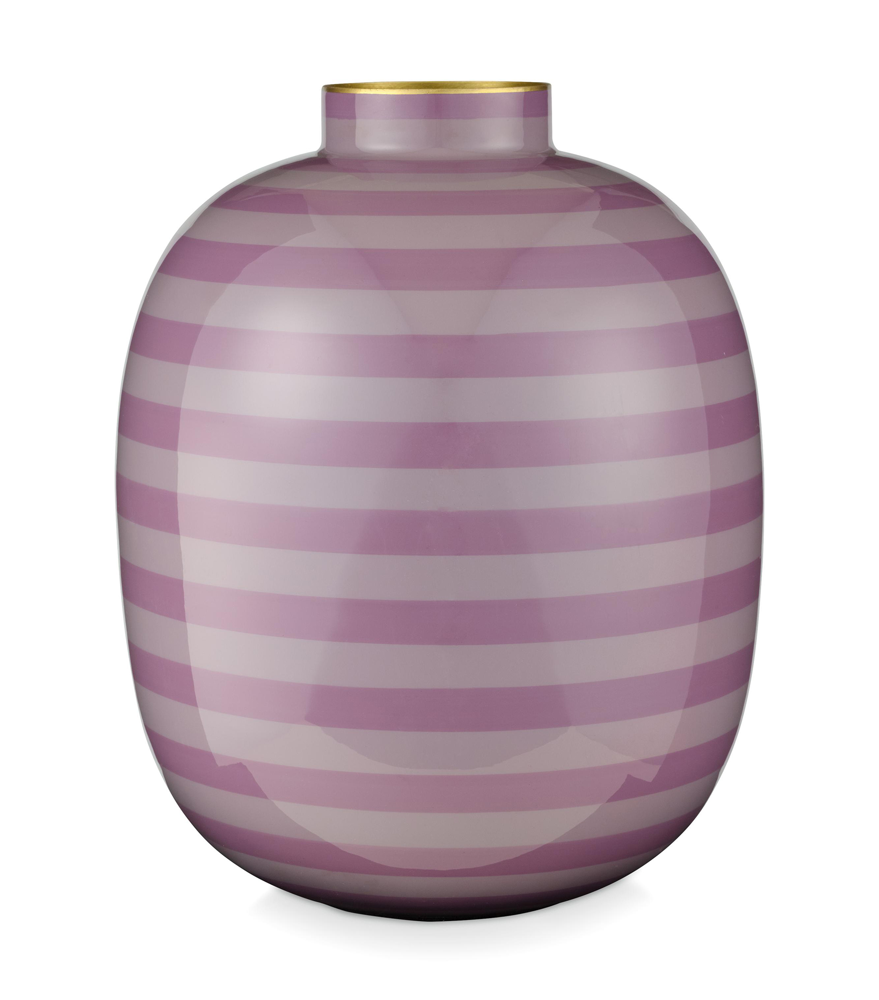 Pip Studio Vase Home Accessories | Streifen Lila
