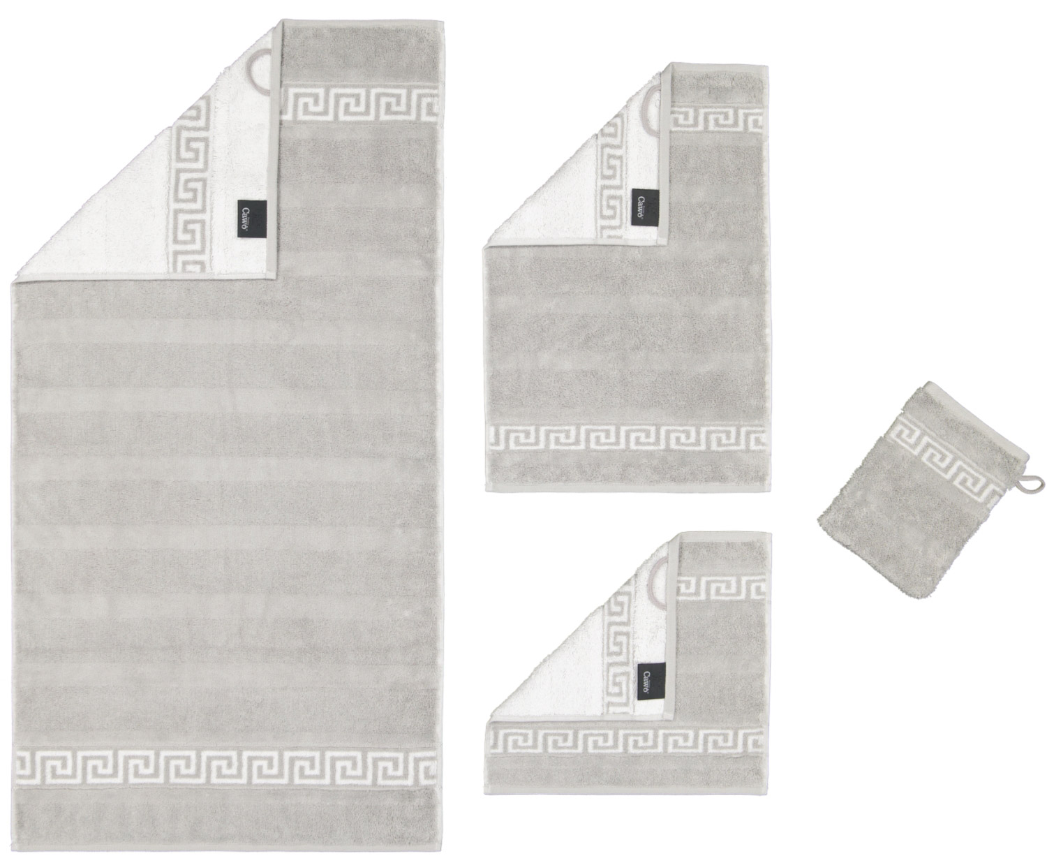 Cawö Handtuch Noblesse Duo 1003 | 76 Platin