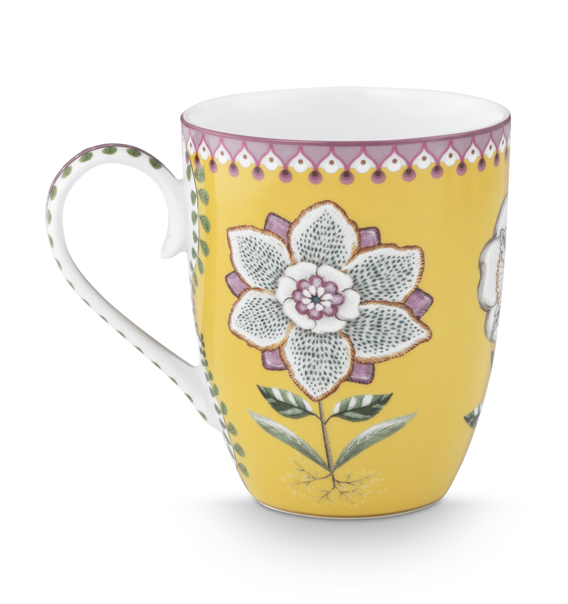 Pip Studio Tasse gross Lily & Lotus | Yellow