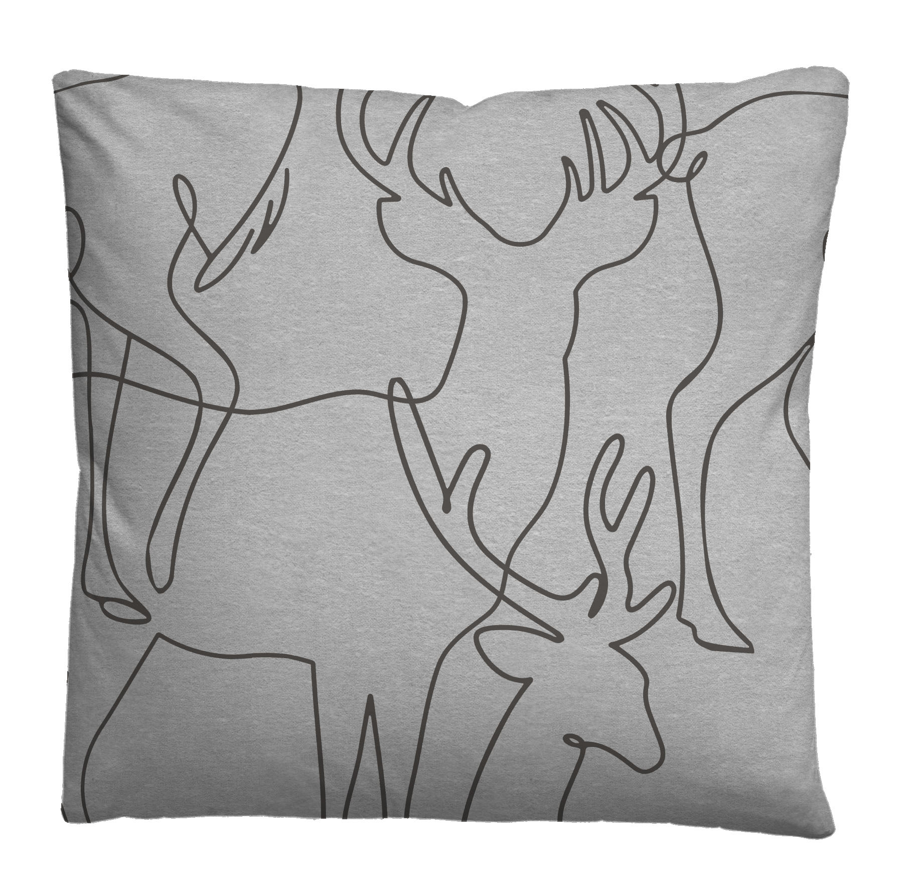 Biberna Melange-Flanellbettwäsche 840517 | 017 Sturmgrau