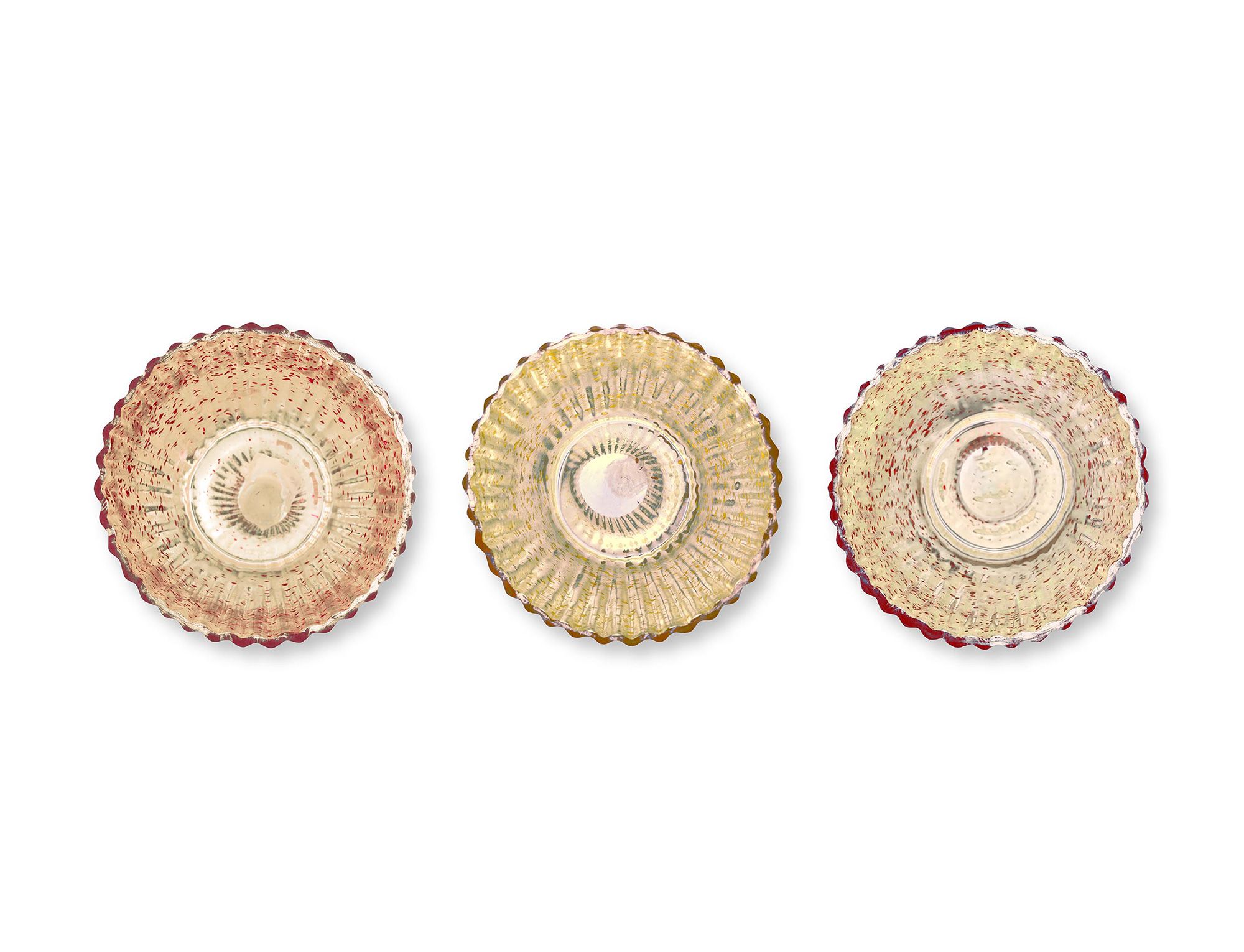 Pip Studio 3er Set Teelichthalter gross Love Birds | rot