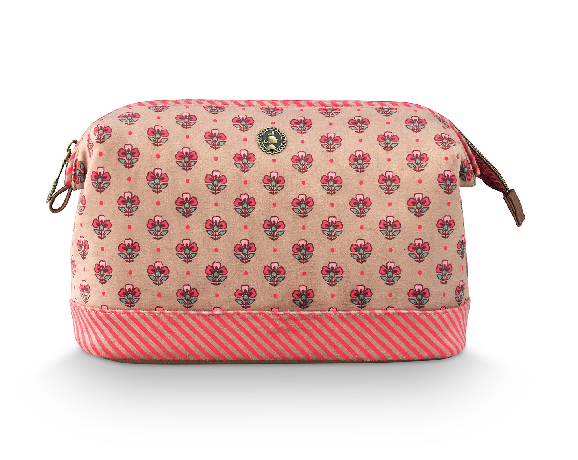 Pip Studio Kosmetiktasche Jaipur Flower | sand-pink