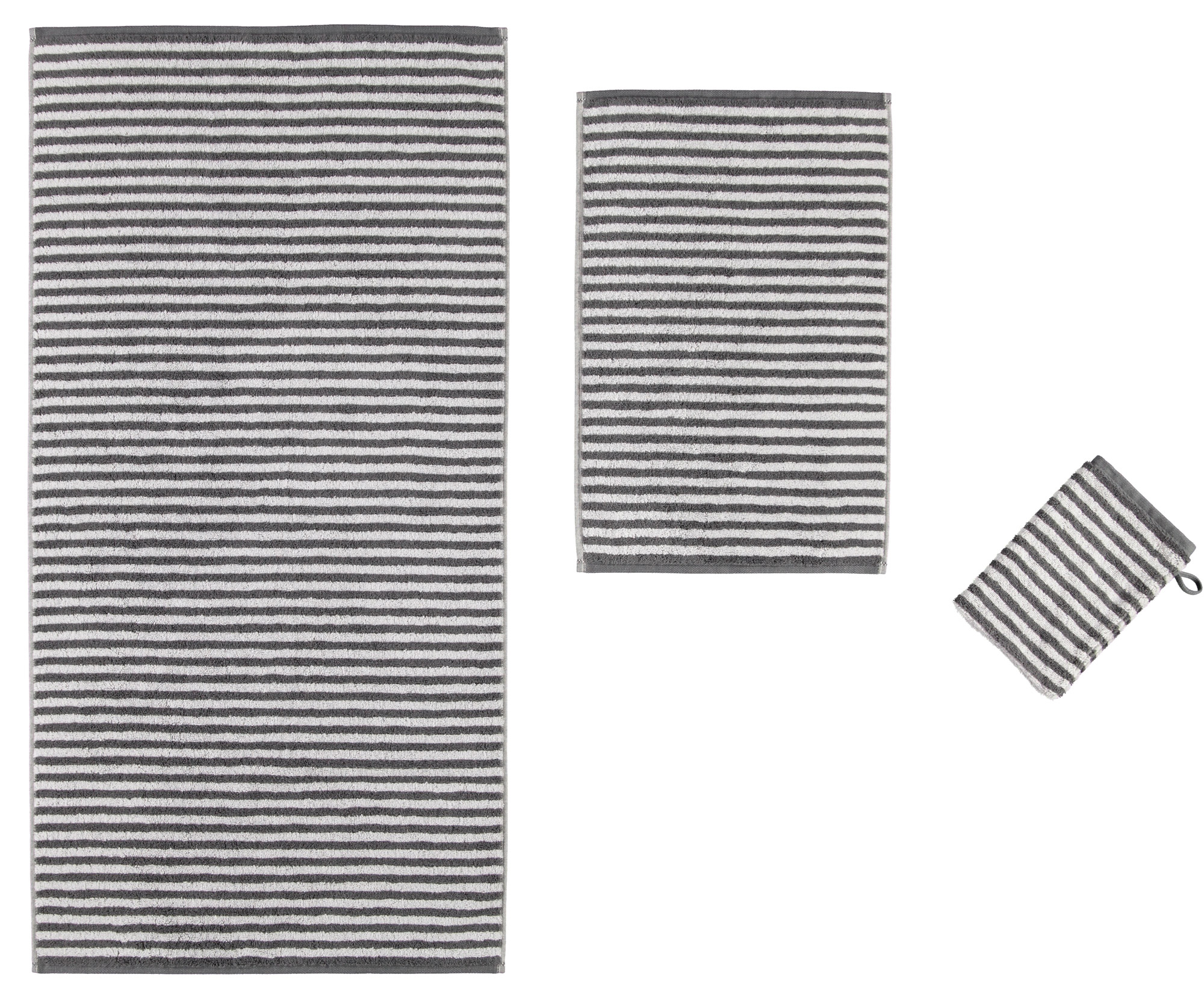 Cawö Handtuch Club 6300 | 77 basalt