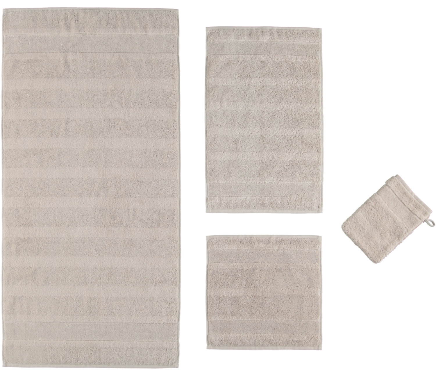 Cawö Handtuch Noblesse 1002 | 366 Travertin
