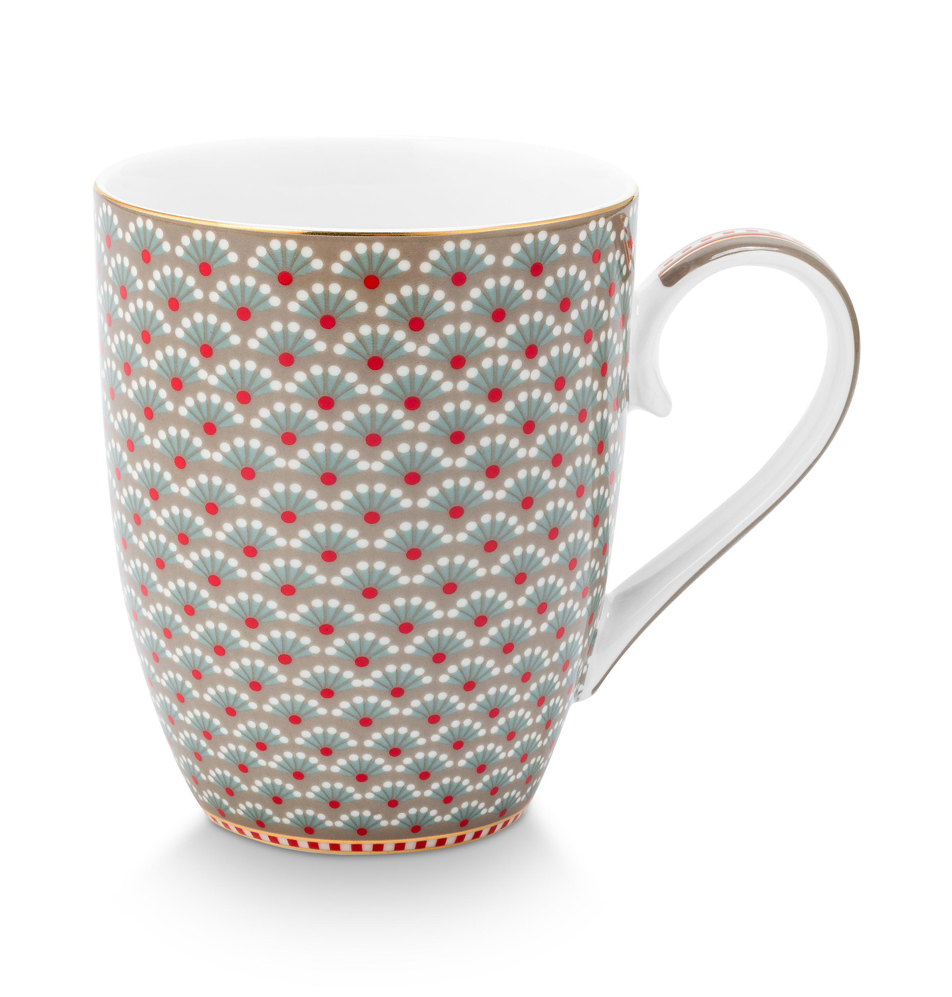 Pip Studio Tasse gross Blooming Tales | Khaki