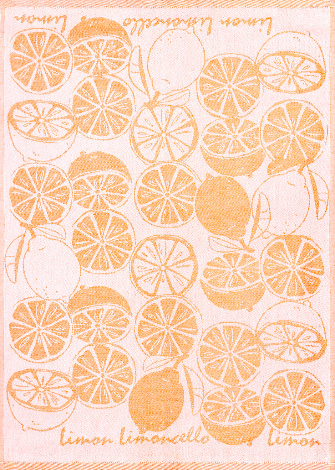 Kracht HL Küchentuch Jacquard LIMONCELLO | 10 Rot