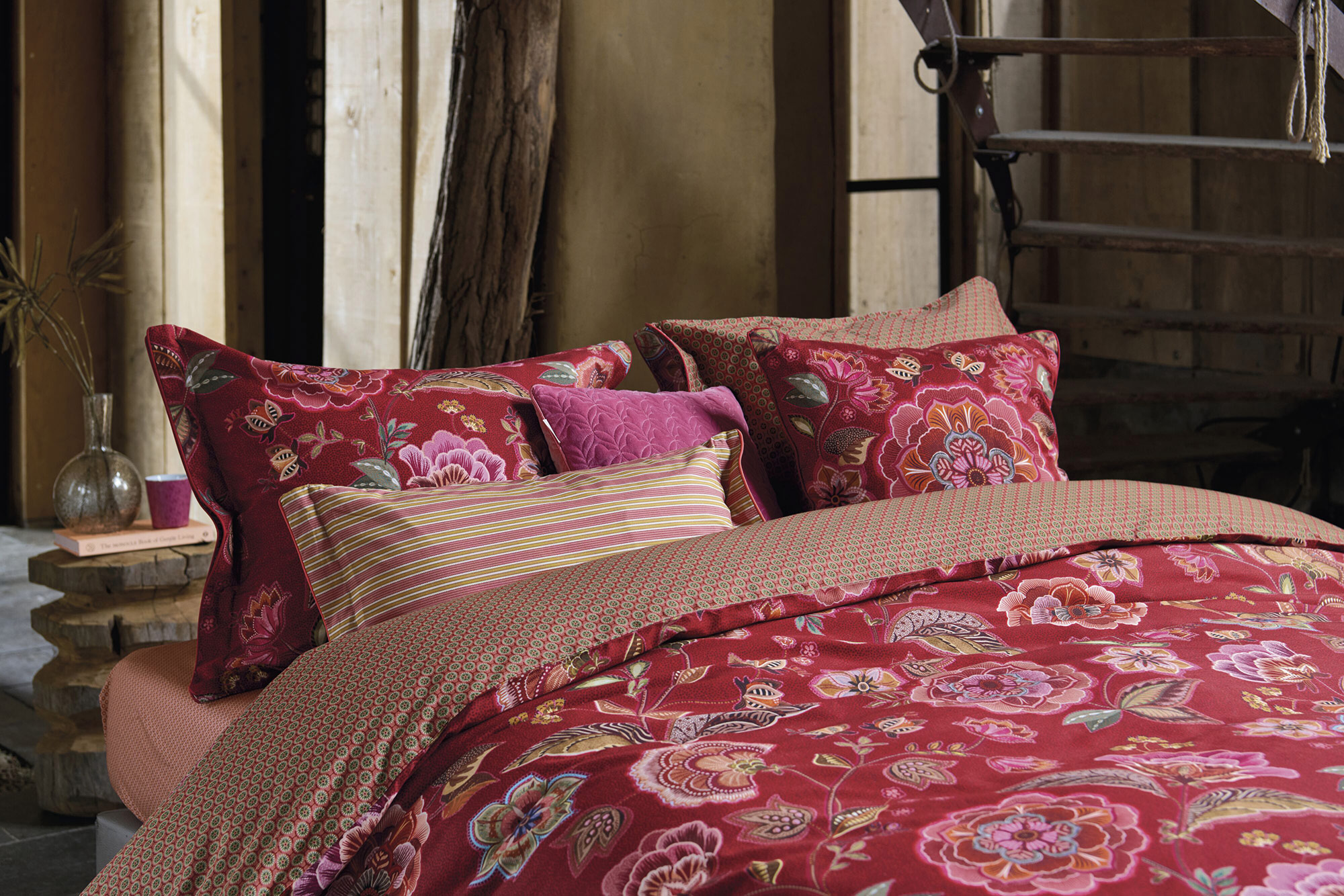 Pip Studio Perkalbettwäsche Matata | Red