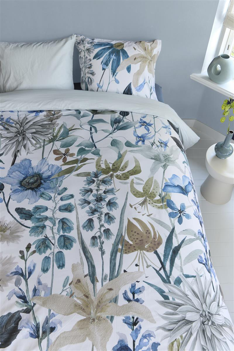 Beddinghouse Baumwoll-Bettwäsche Sybil | Blau