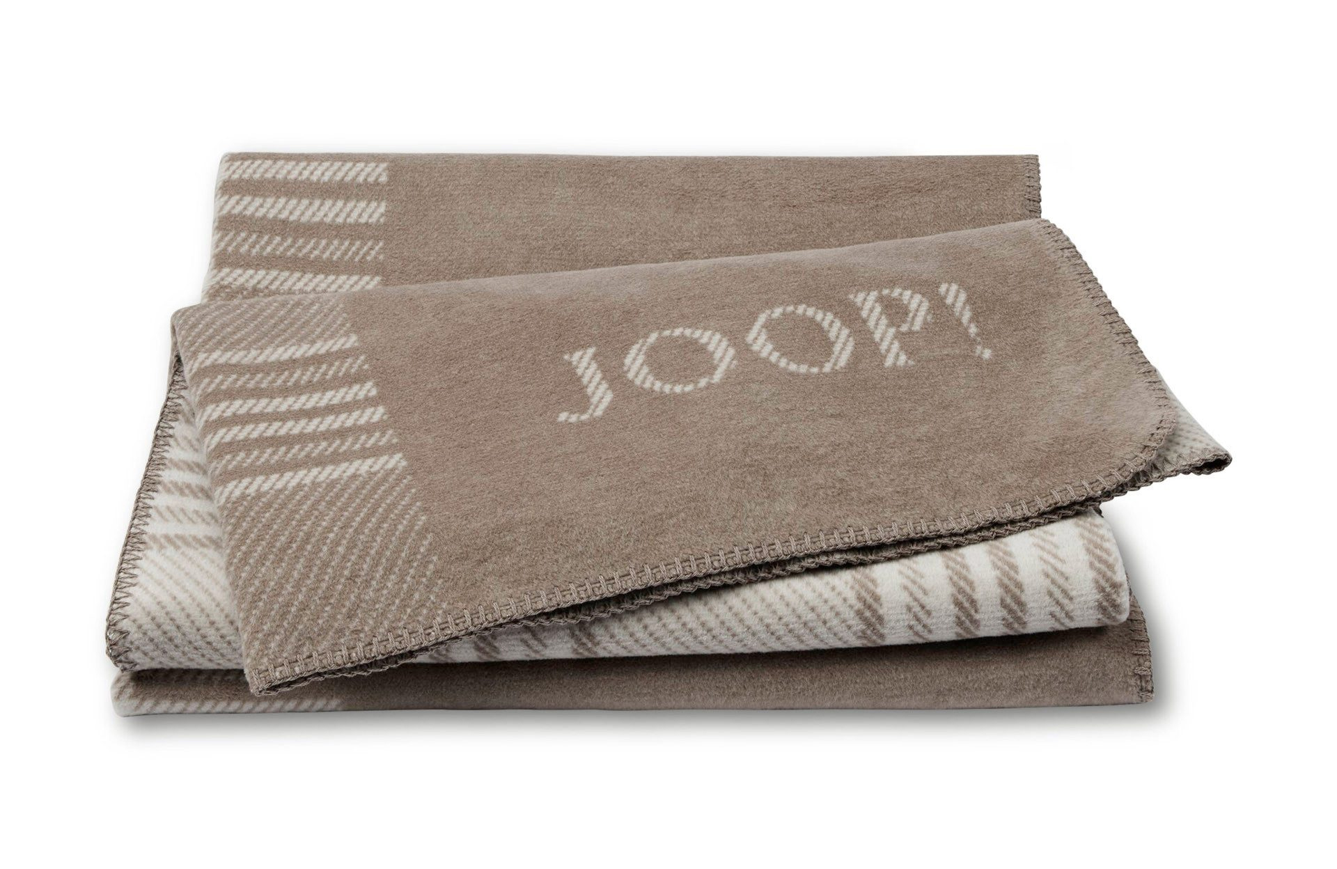JOOP! Plaid / Wohndecke FRAMES | Sand