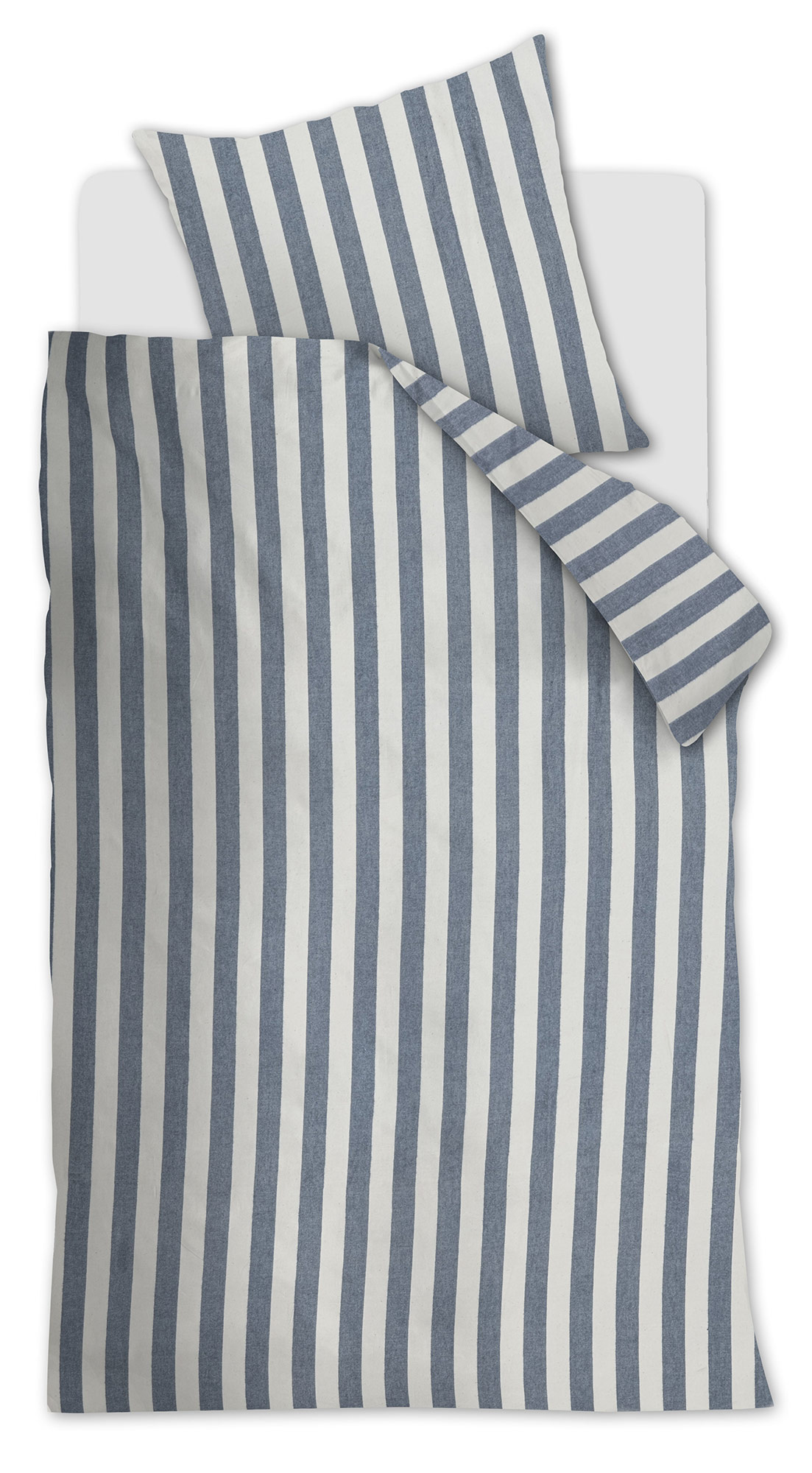 Beddinghouse Flanellbettwäsche Jamie | blau