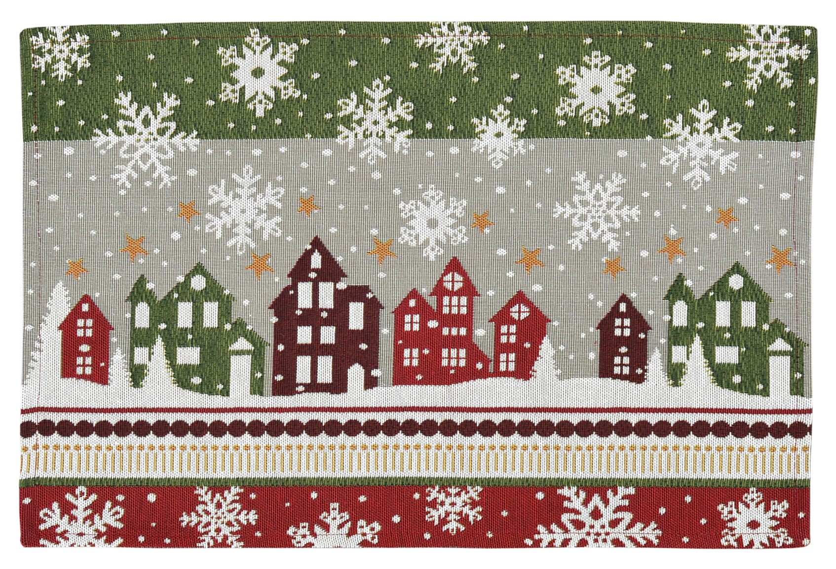 Sander Tischset Winter Lights | 01 red/green