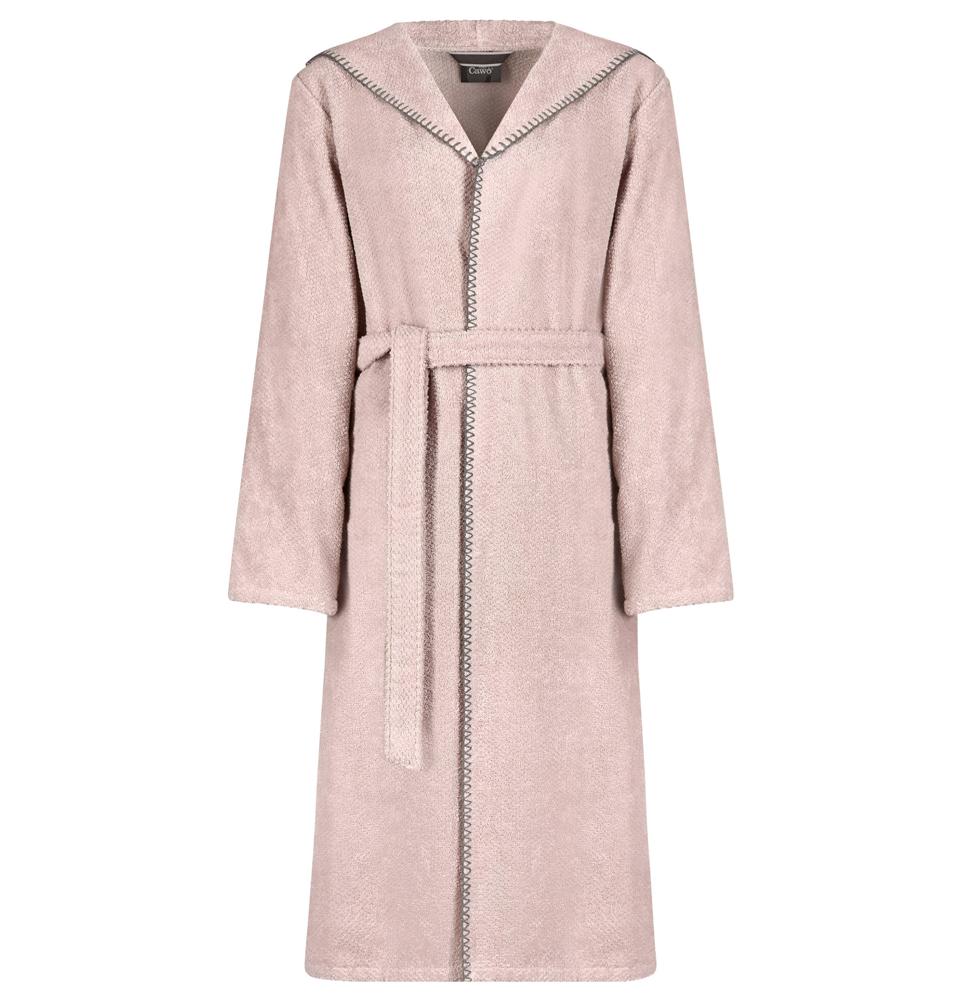 Cawö Damen Kapuze-Bademantel 6219 | 383 puder