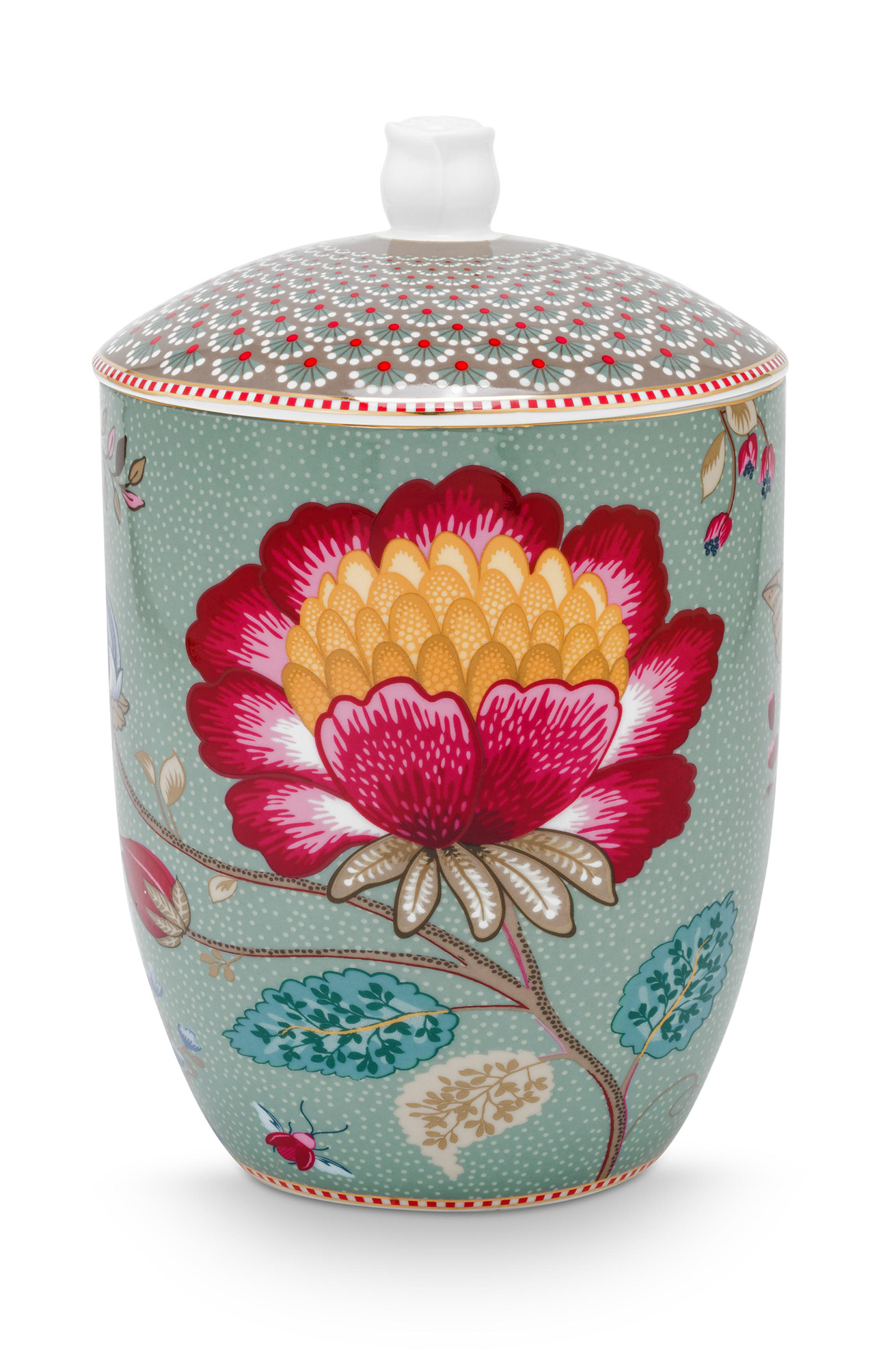 Pip Studio Vorratsdose Blooming Tales | Blue