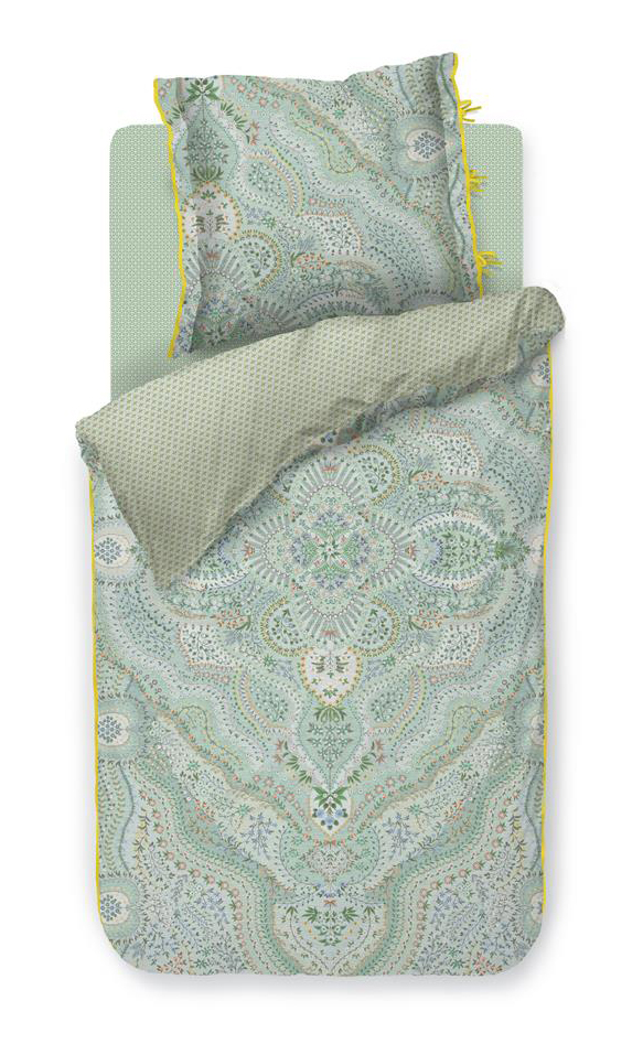 Pip Studio Perkalbettwäsche Alfombra | hellblau