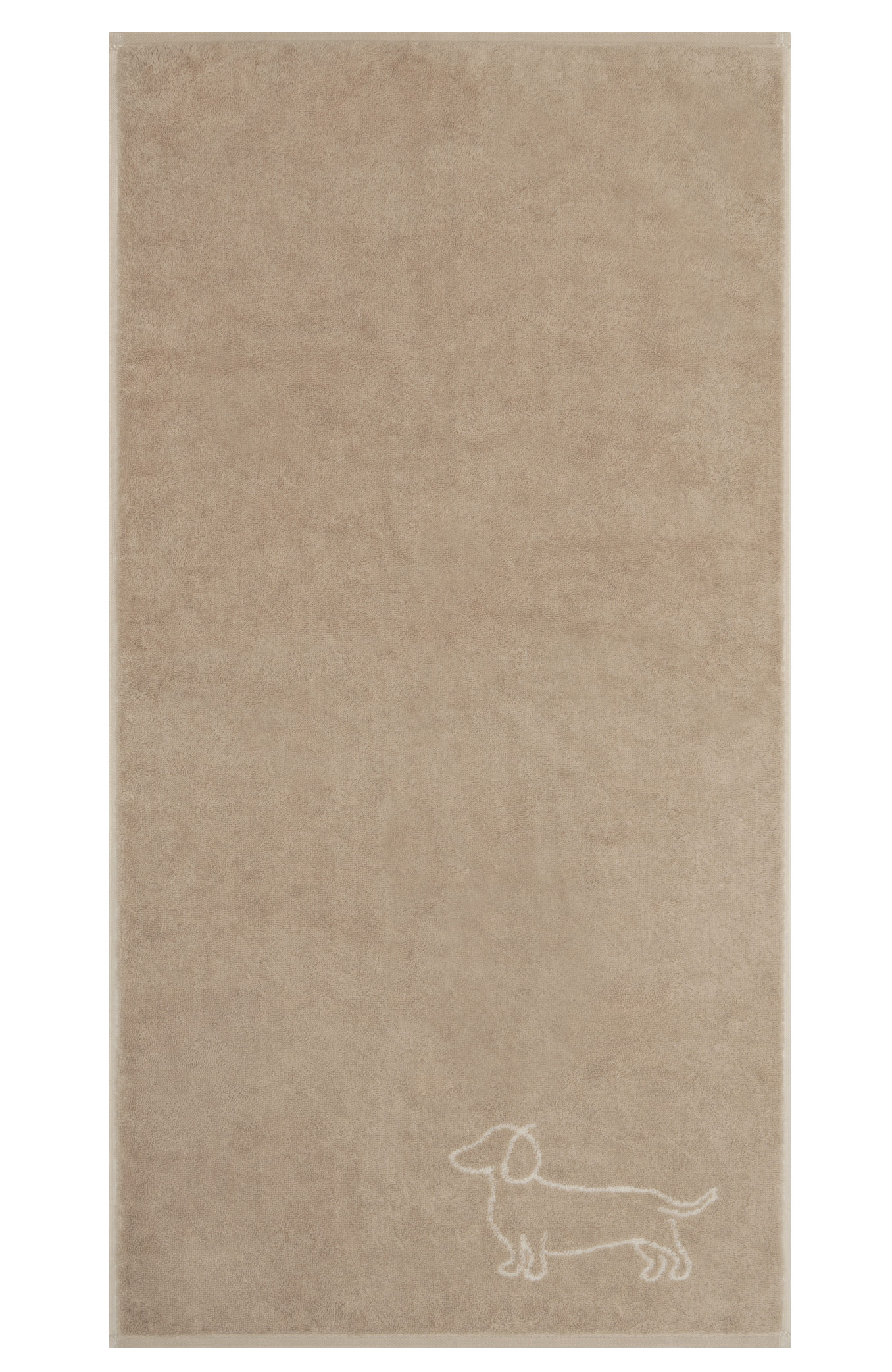 Cawö Handtuch We love Dogs 6248 | 33 natur/beige