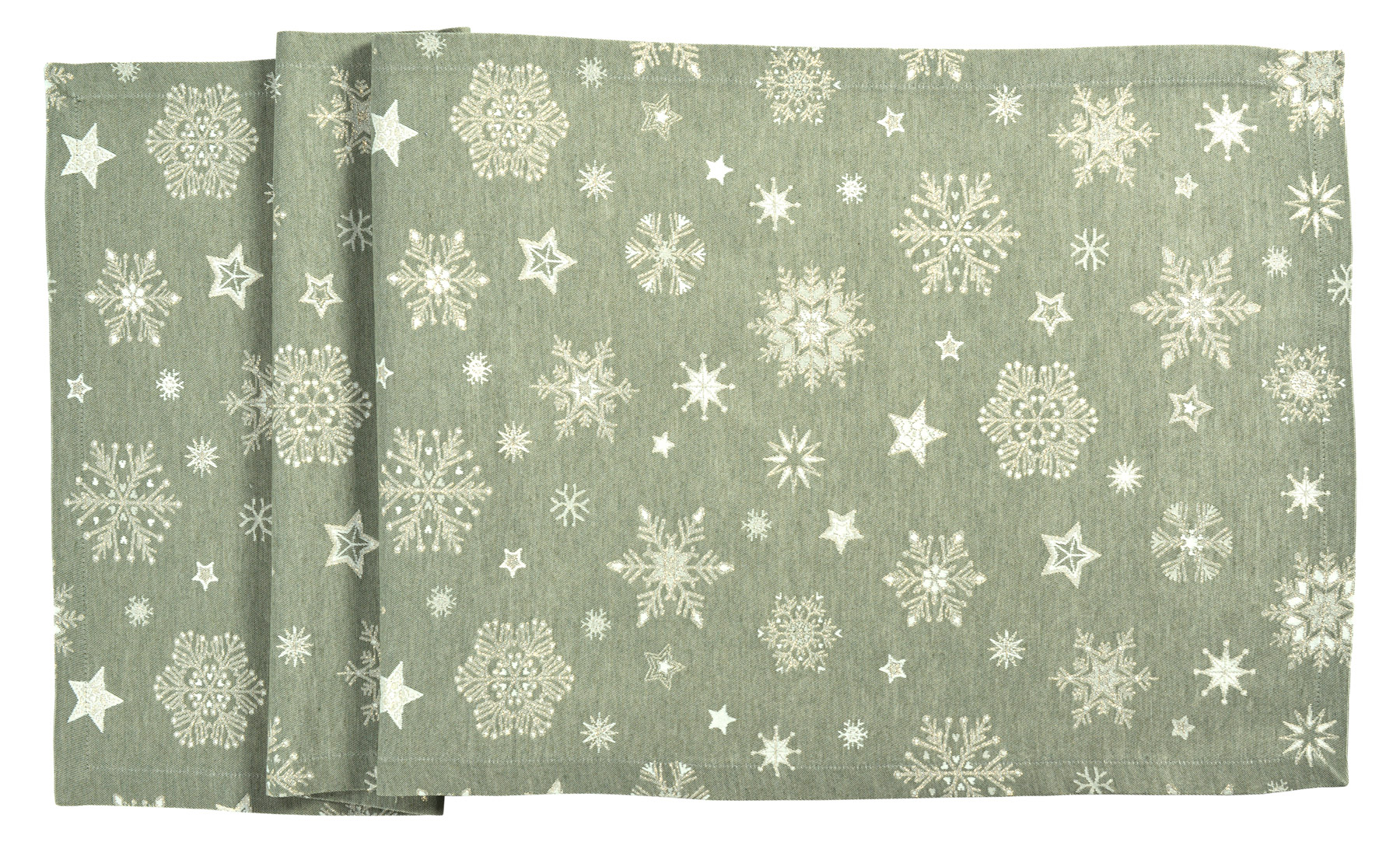 Sander Tischläufer Cristallo Neve | 32 jade