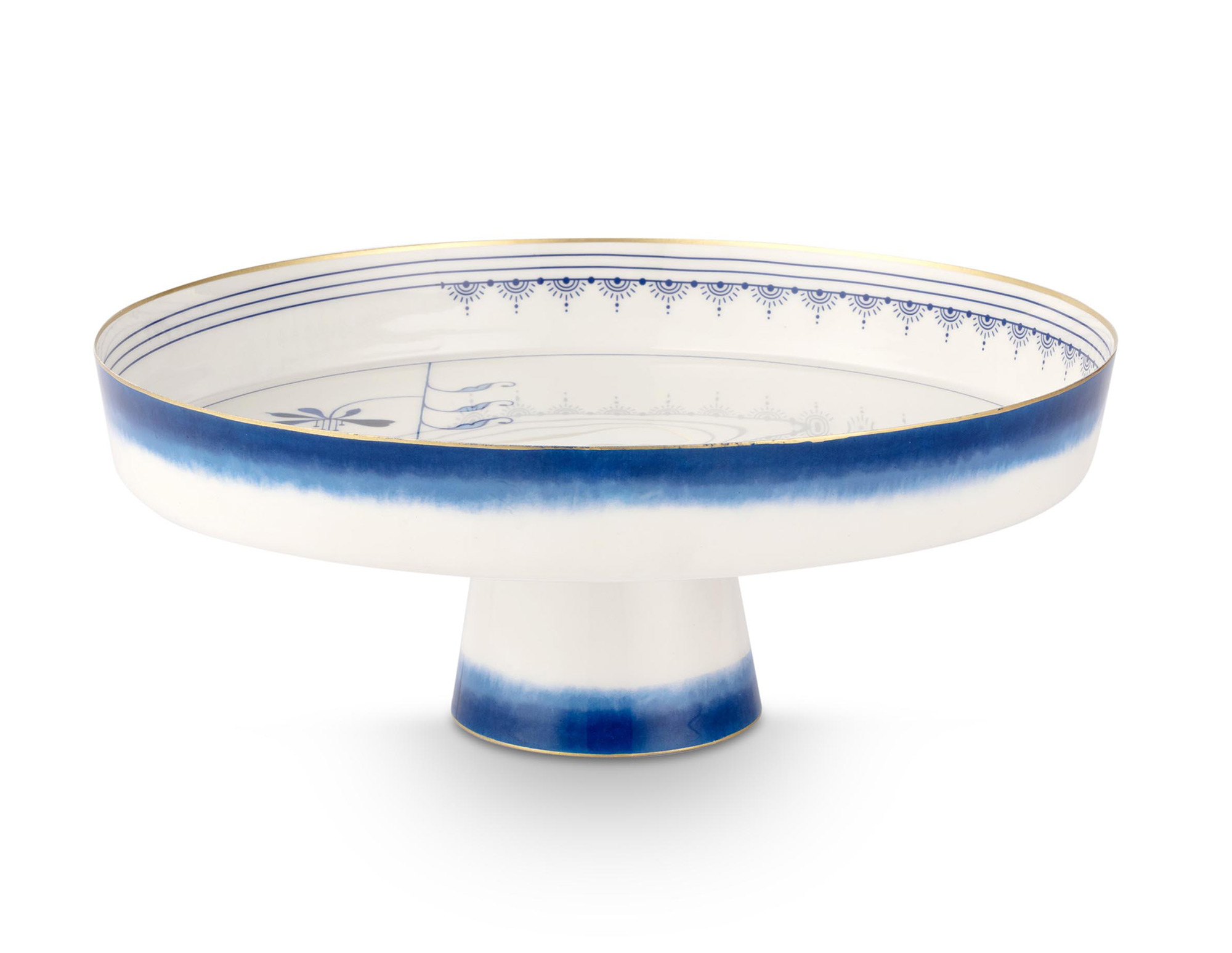 Pip Studio Tablett Metall Pip & The Blue Bird | blau