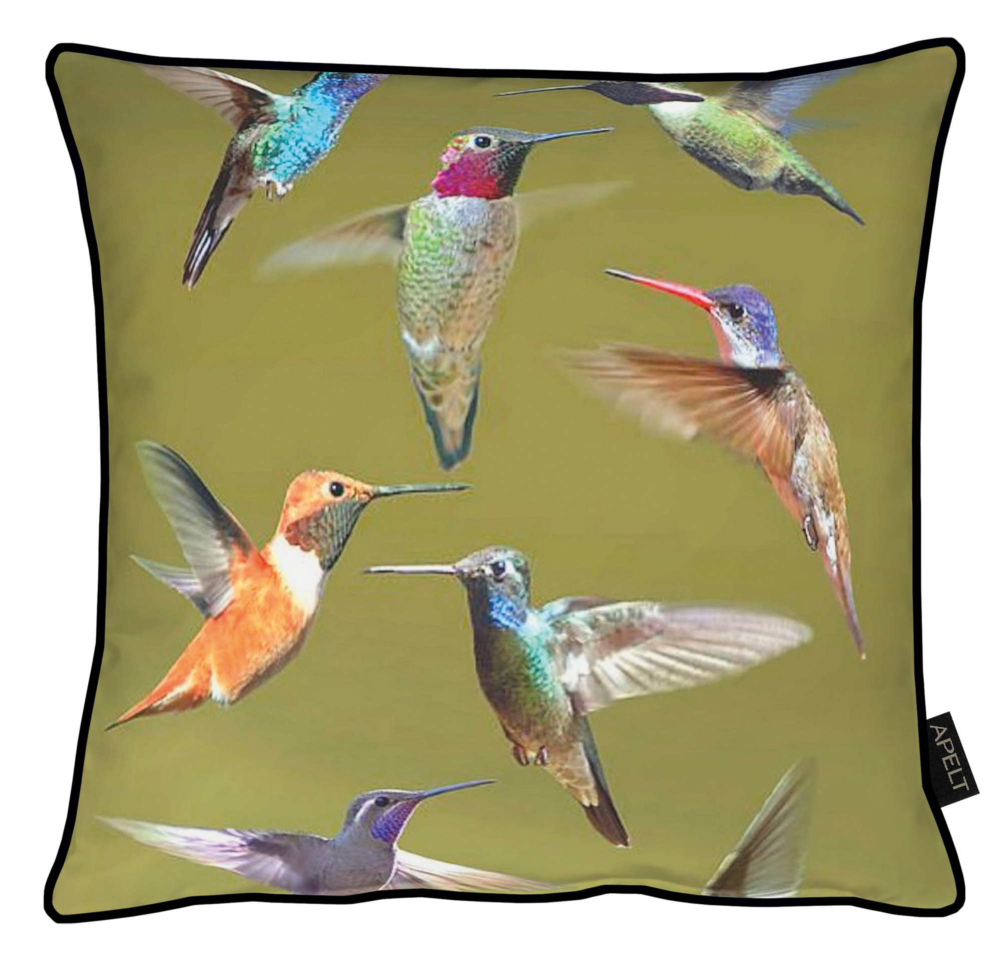 Apelt Kissenhülle Vögel 7306 | Grün