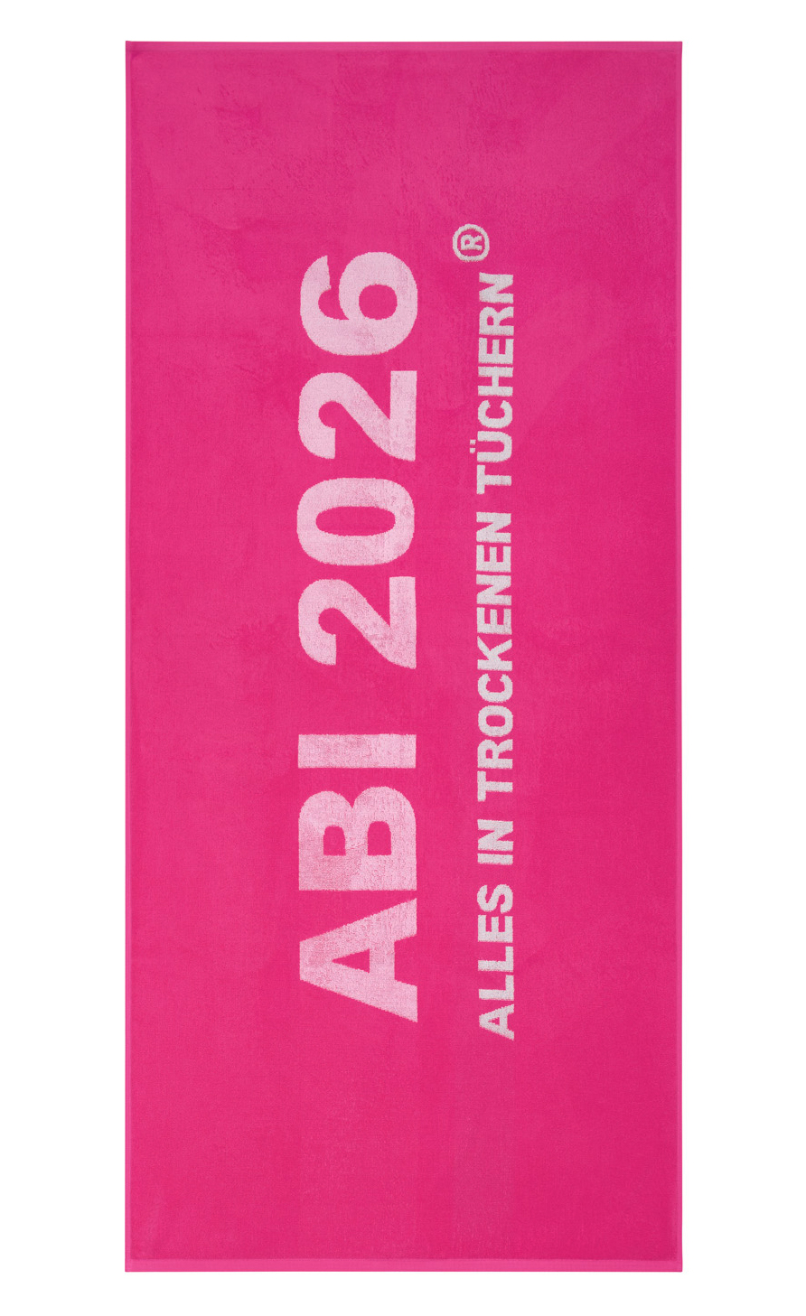 Egeria Strandtuch gewebt Abi 2026 | 730 pink