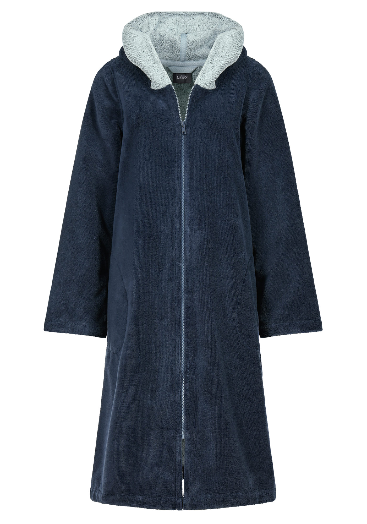 Cawö Damen Kapuze-Bademantel  841 | 10 sea