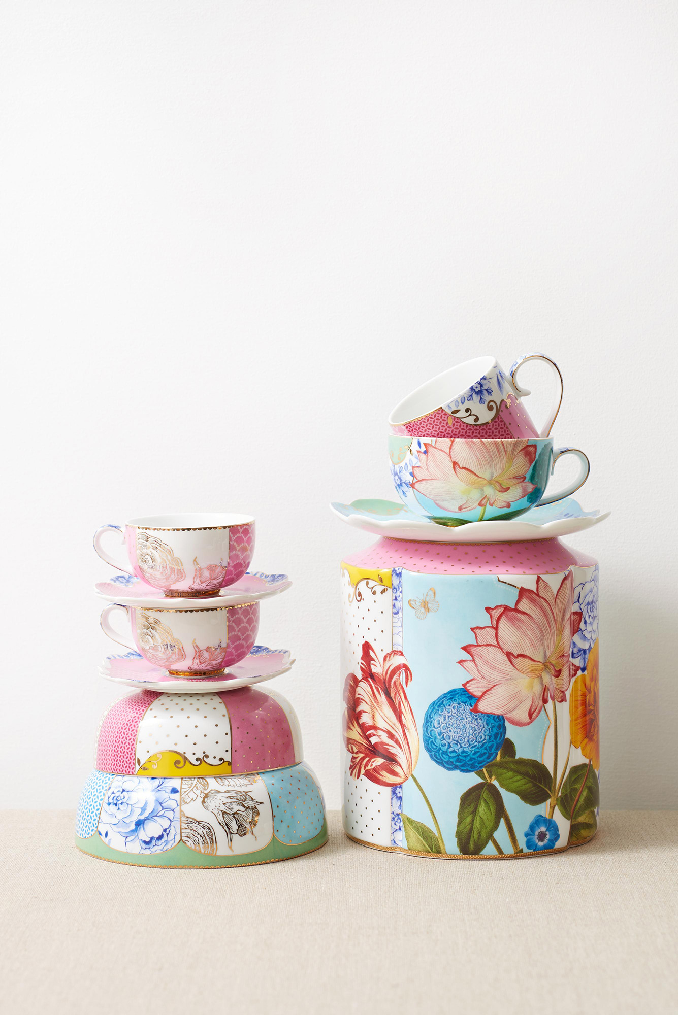 Pip Studio Vorratsdose medium Royal | multi