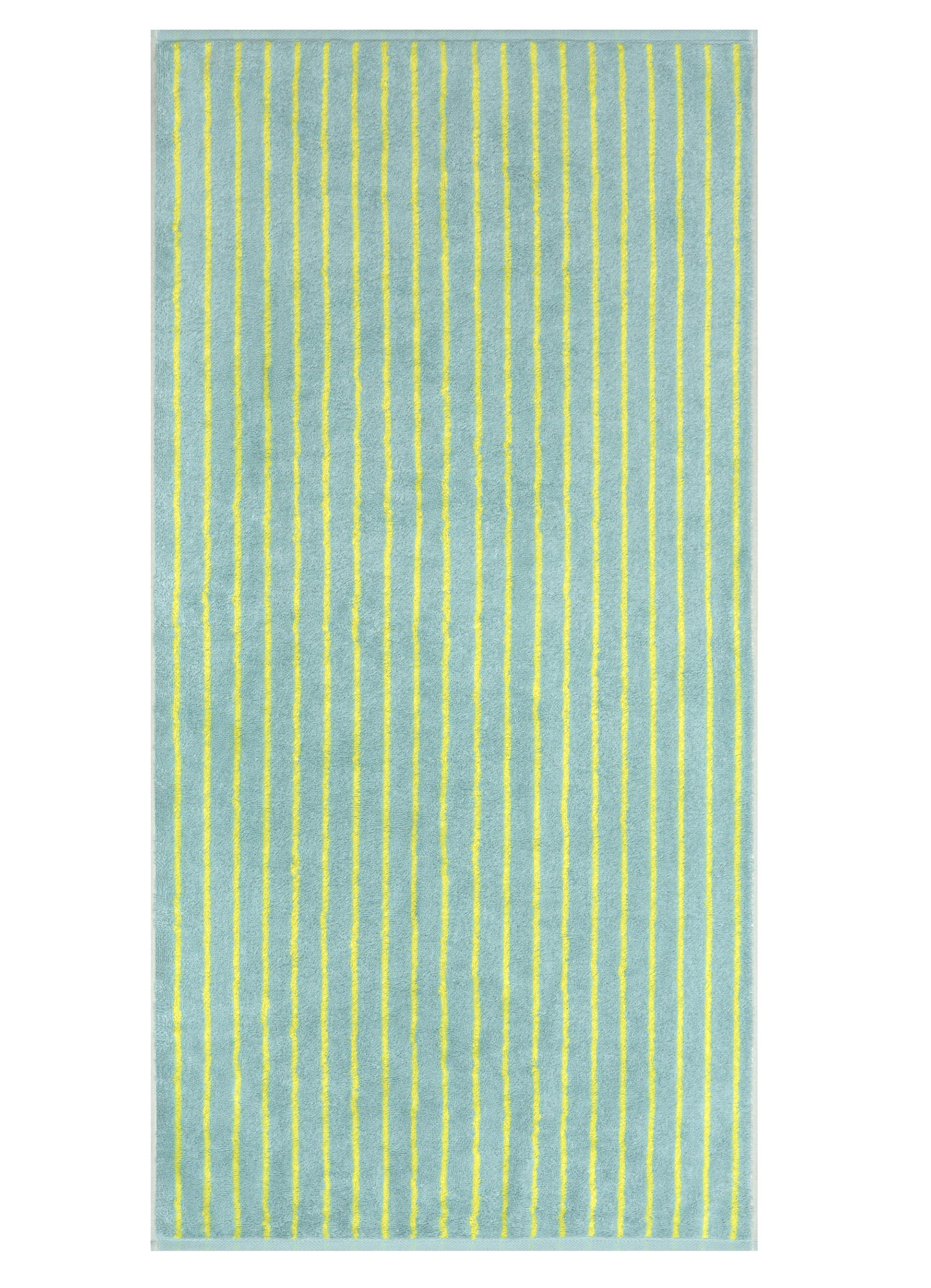 Cawö Handtuch Weekend 6296 | 40 grün/lemon
