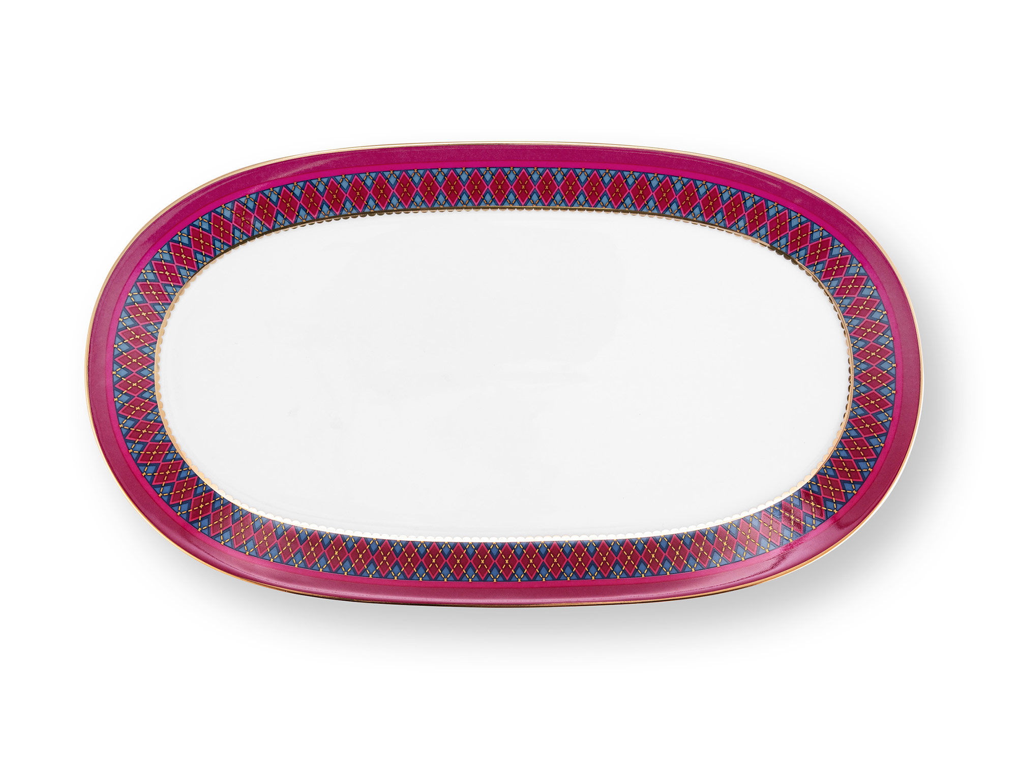 Pip Studio Ovales Tablett Deerest Darling | Pink
