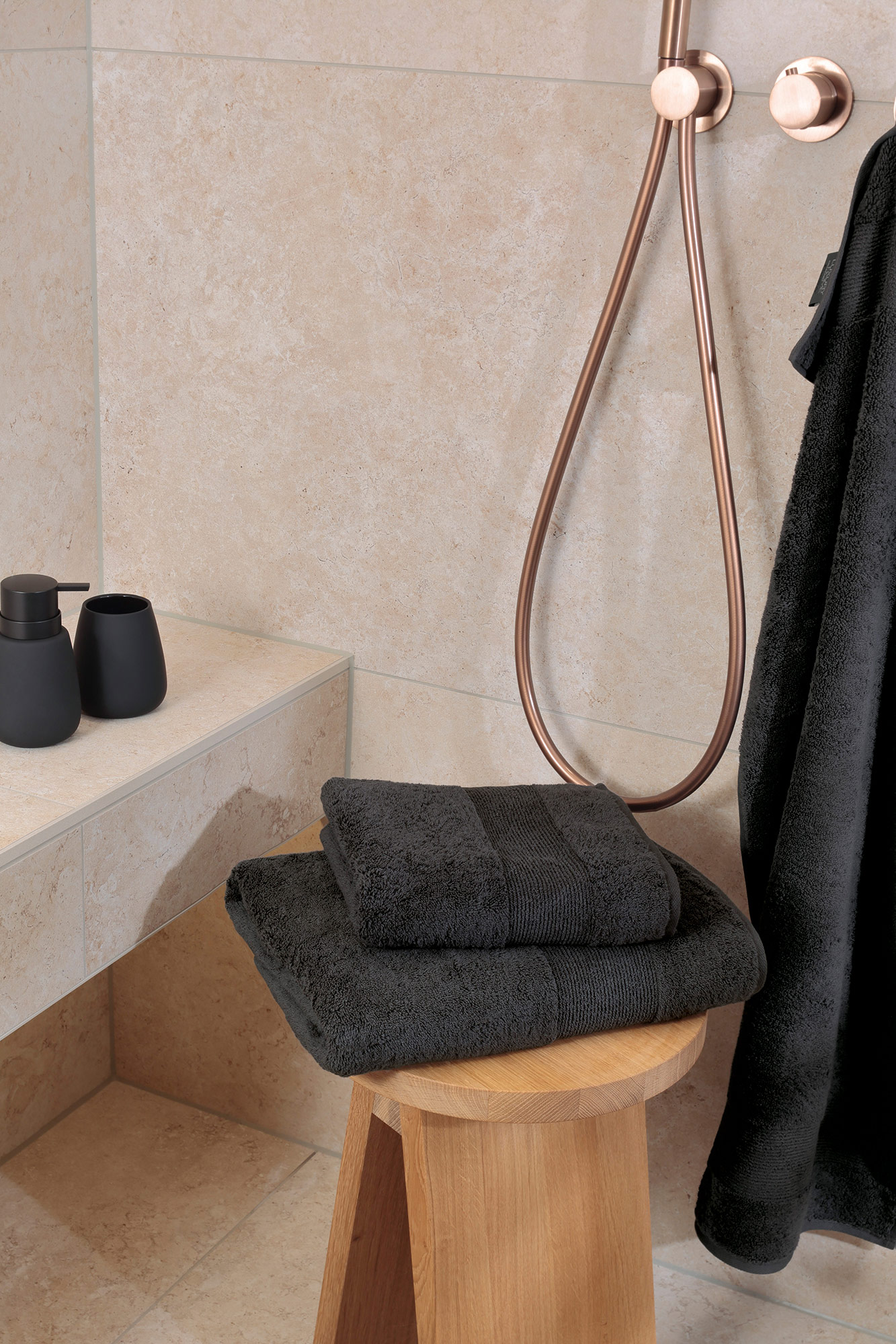 Cawö Handtuch The Luxury 5000 | 740 basalt