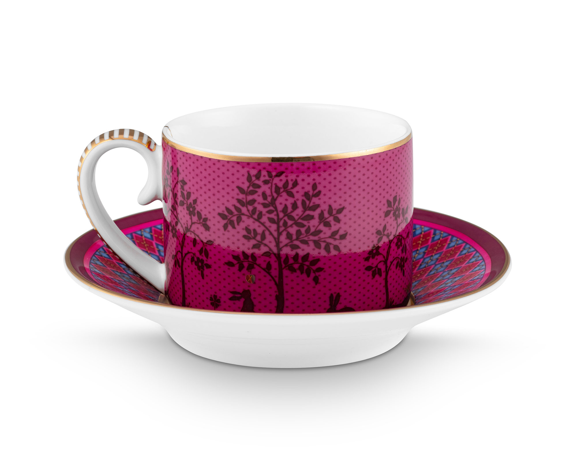 Pip Studio Espressotasse & Untertasse Deerest Darling | Pink