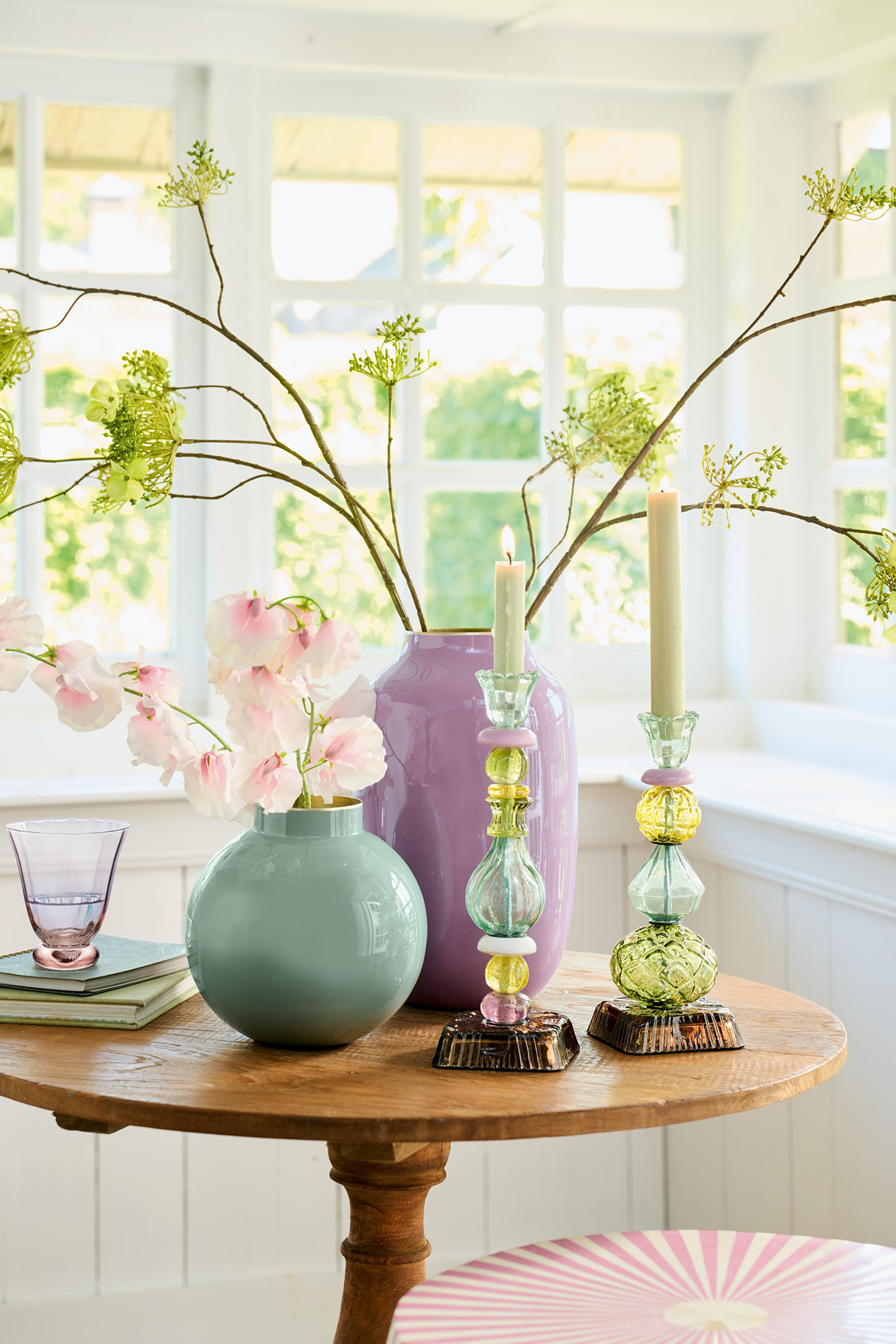 Pip Studio Metall Vase  | Mid Green