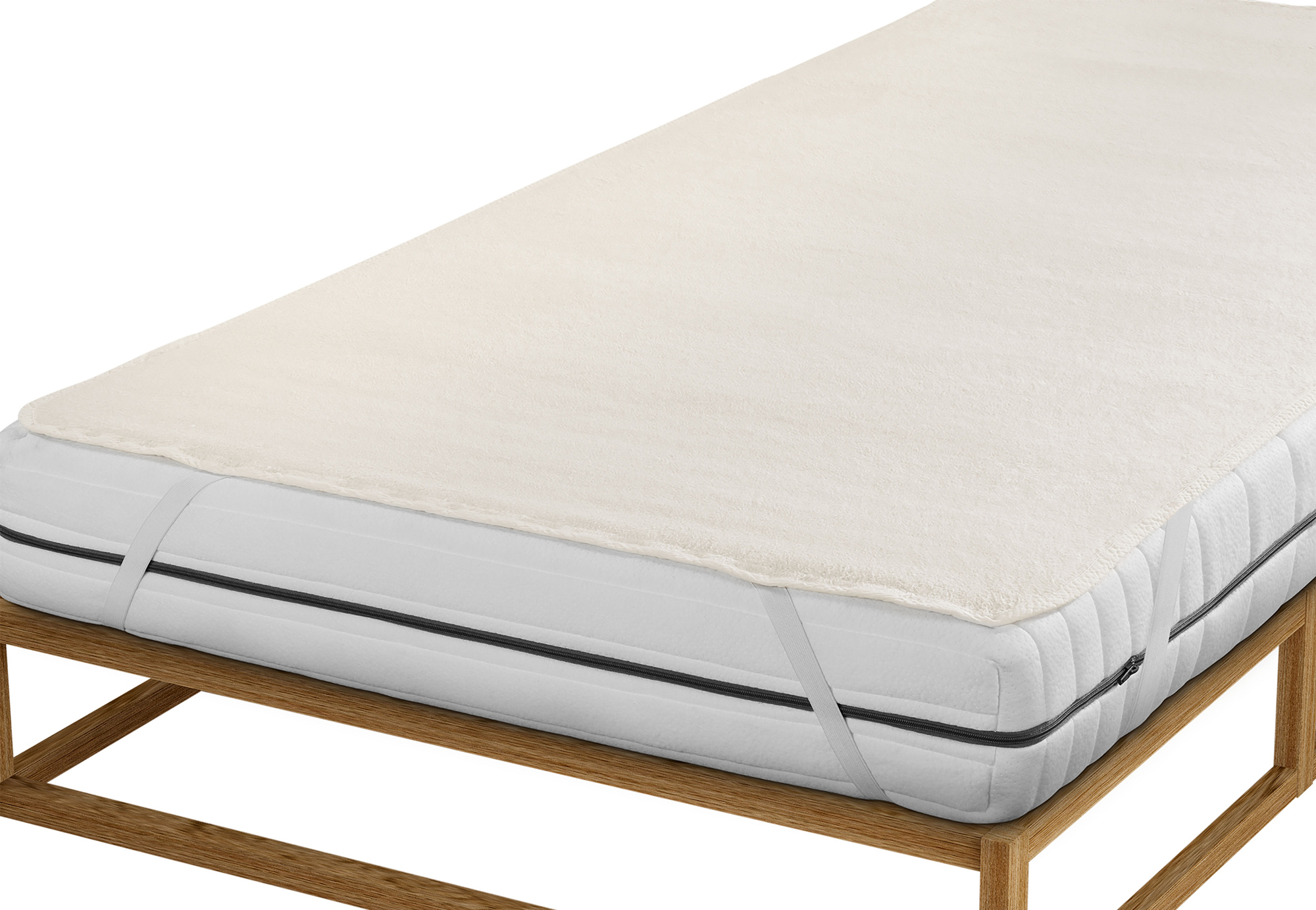 Biberna Sleep & Protect Molton-Matratzenauflage | 142 Natur
