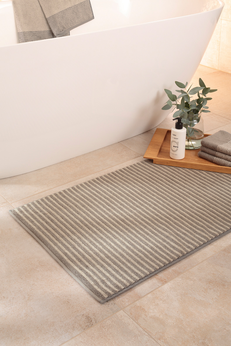 Cawö Badematte Two Tone 480 | 70 graphit