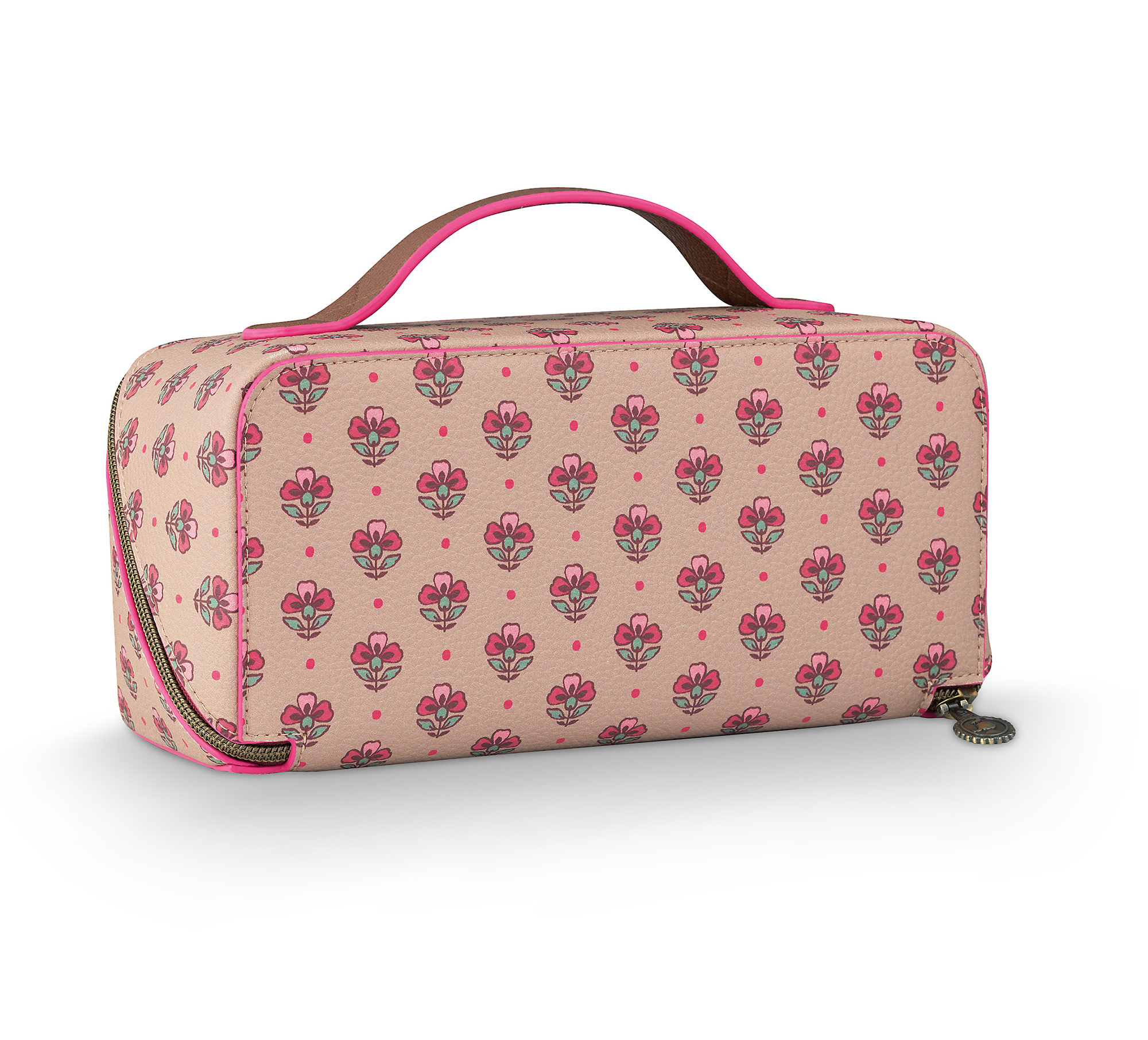 Pip Studio Kosmetiktasche Jaipur Flower | sand-pink
