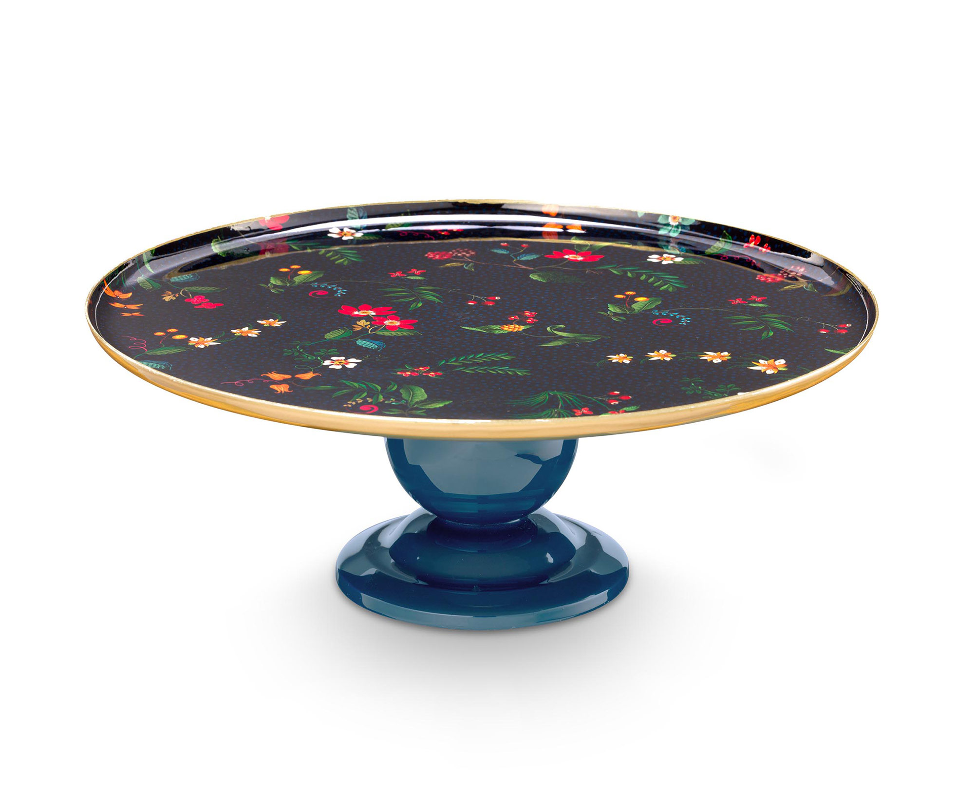 Pip Studio Tortenplatte Metall Berry Blues | blau