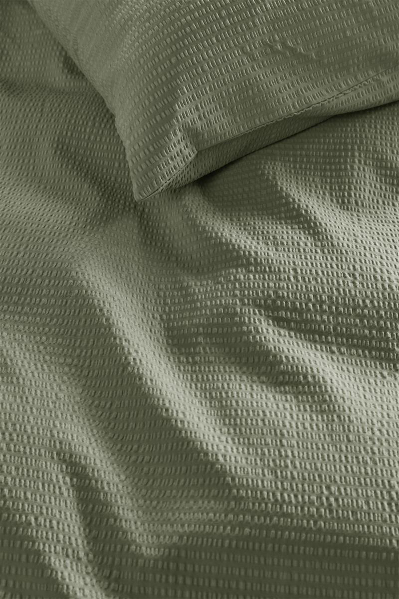 Beddinghouse Seersucker-Bettwäsche Summer | Grün