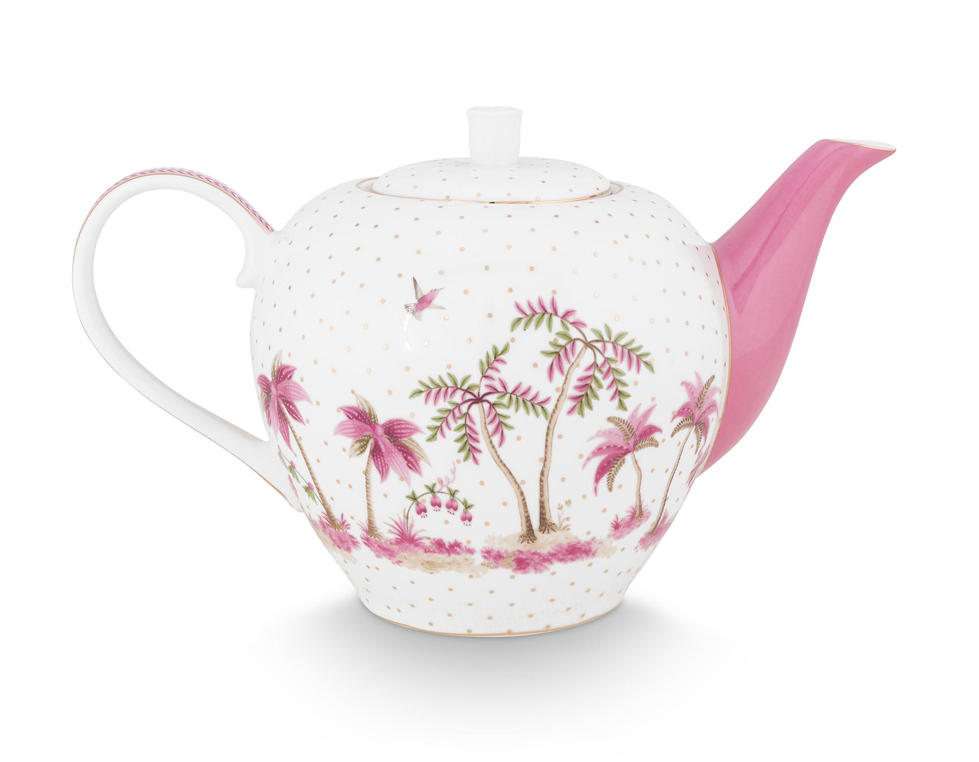 Pip Studio Teekanne gross Jolie | gold pink