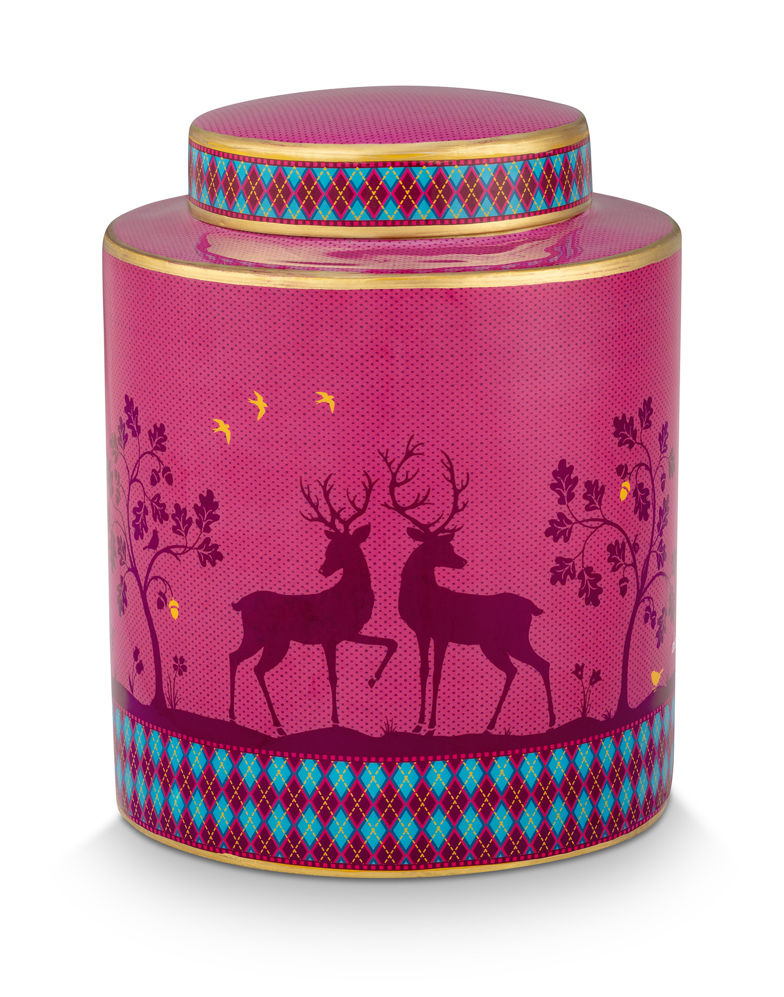 Pip Studio Ingwer Glas Deerest Darling | Pink