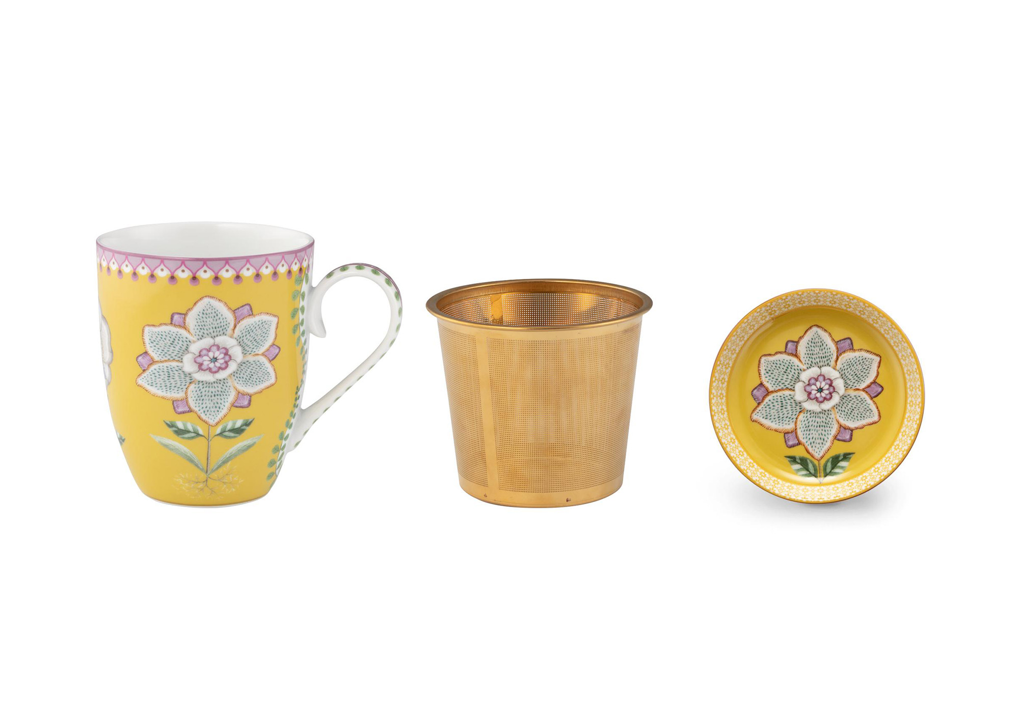 Pip Studio Tea for One Lily & Lotus | Yellow