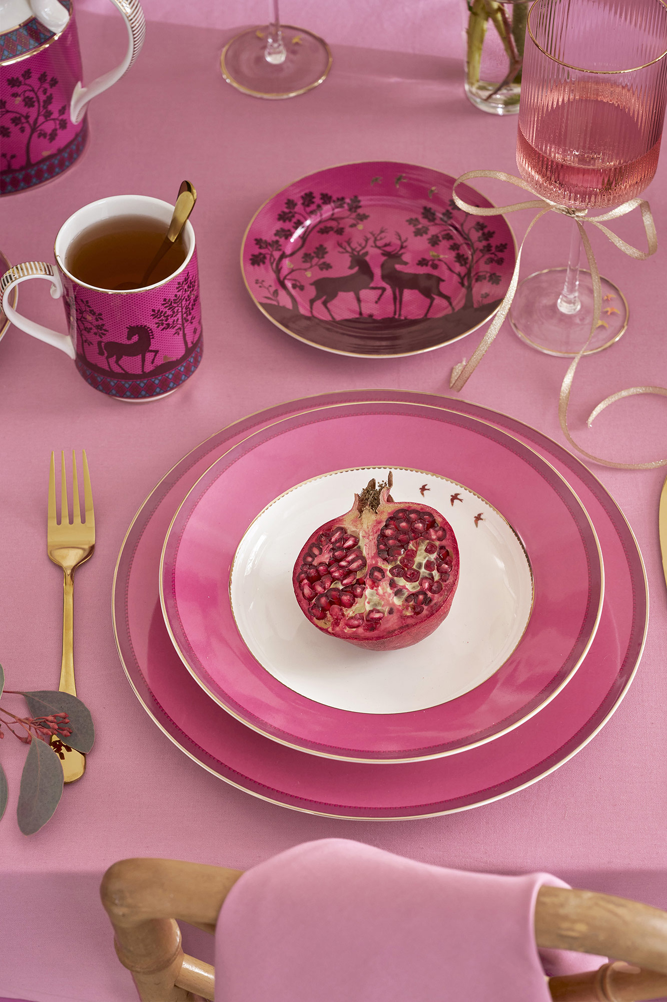 Pip Studio tiefer Teller Deerest Darling | Pink